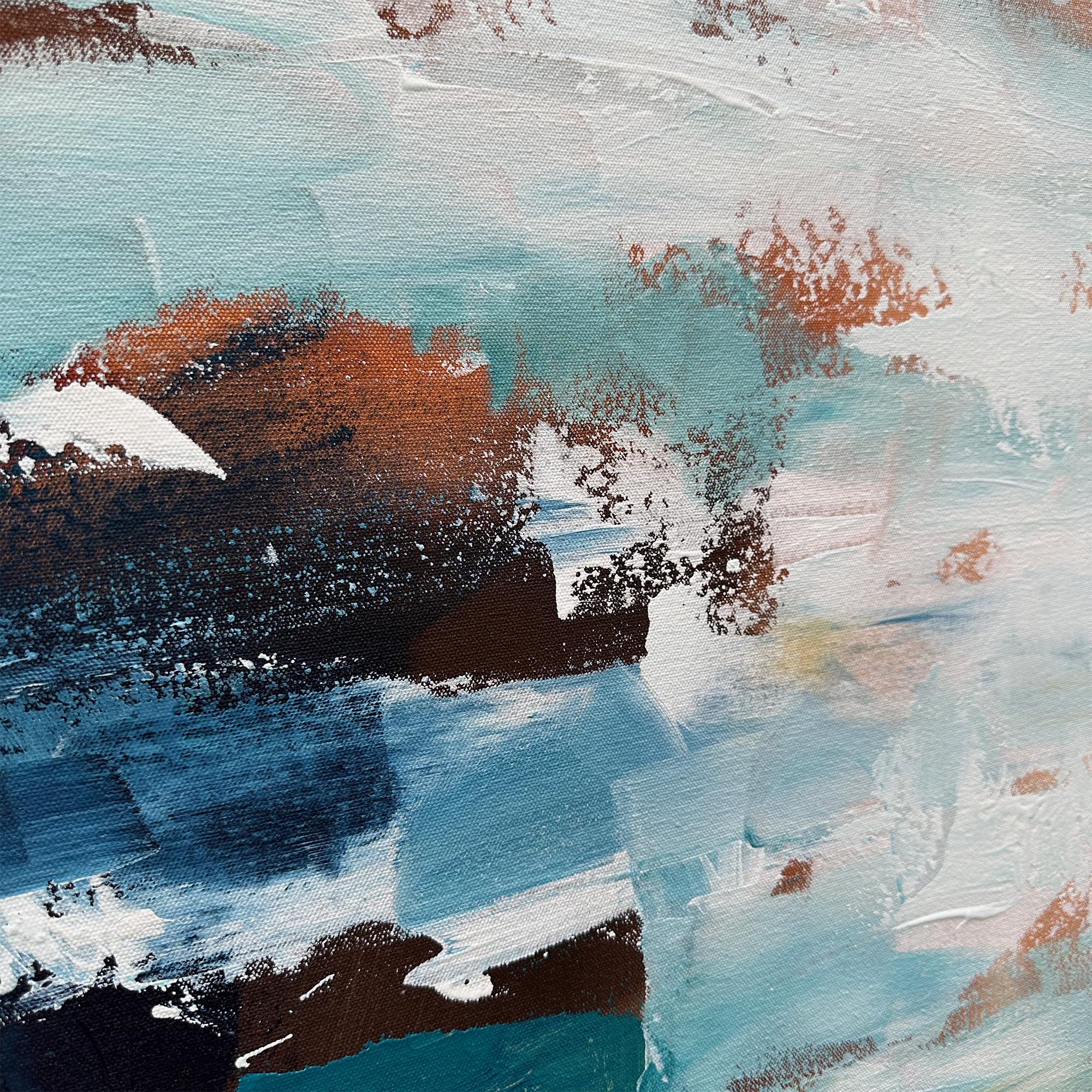 Follow Me Down The Rabbit Hole - Original Painting-Abstract House