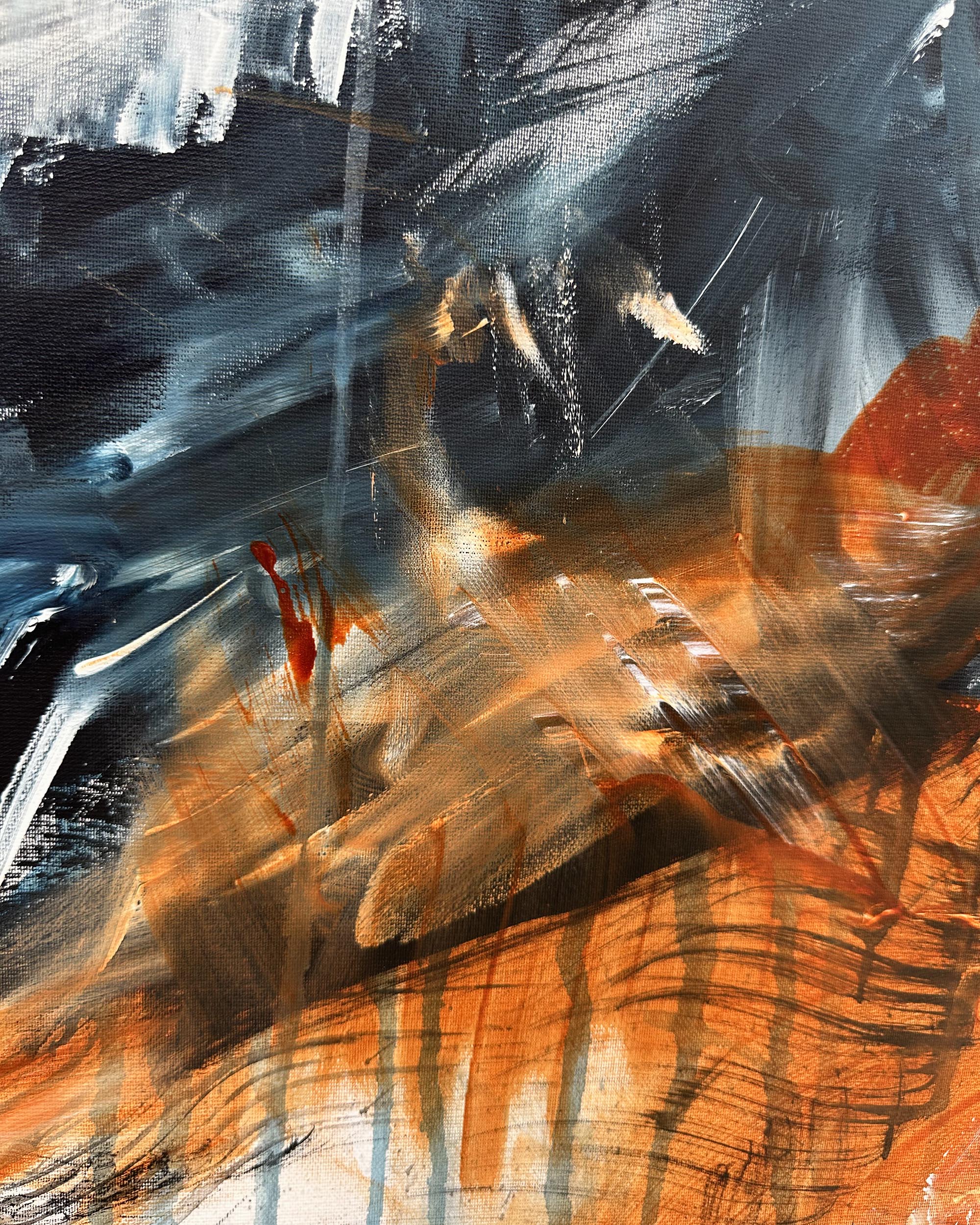 Muted Time | Original Painting | 180x140cm
