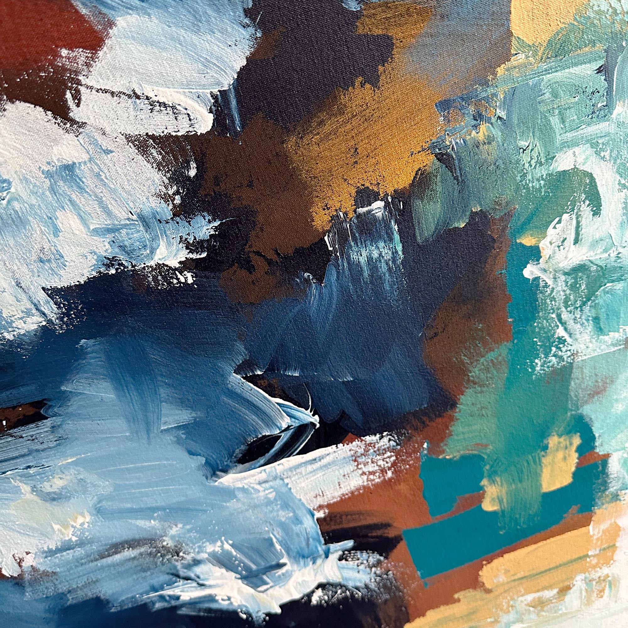 Summon The Wave | Original Painting | 150x76cm