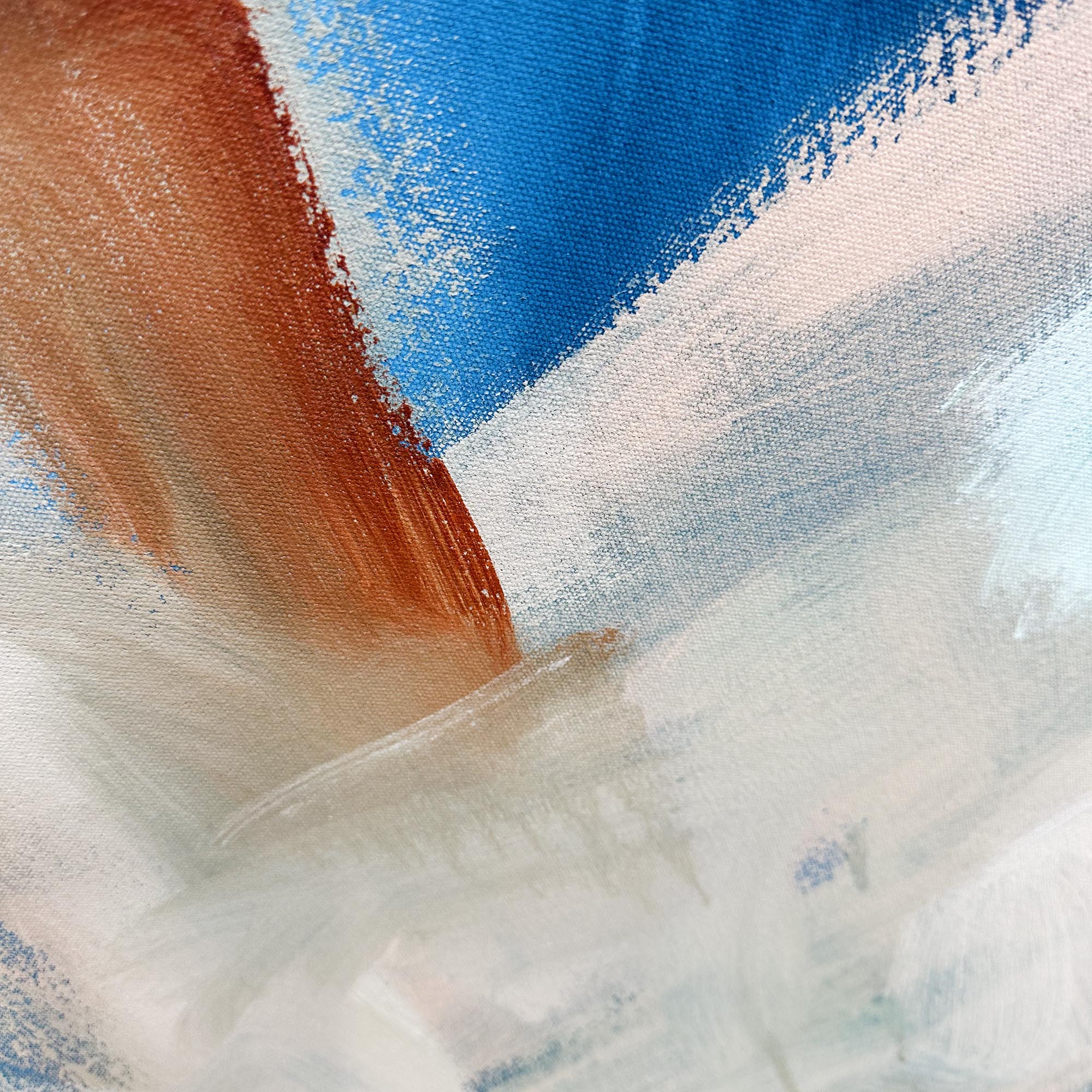 Going Places II - Original Painting-Abstract House