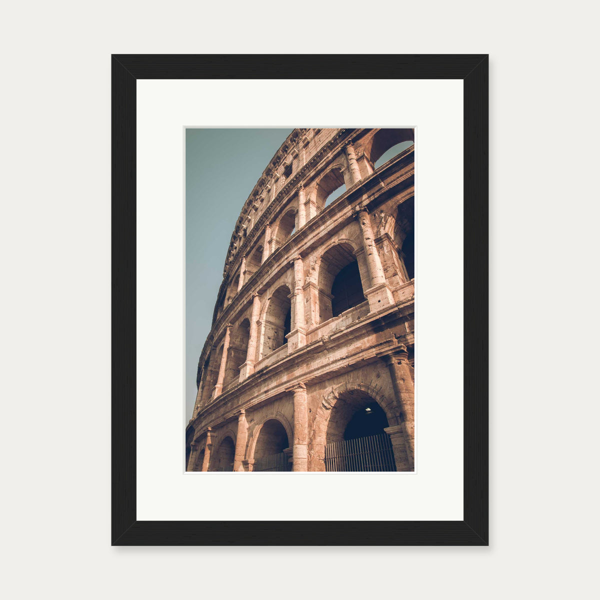 Colosseum Art Print — 30 x 40 cm — Black Frame