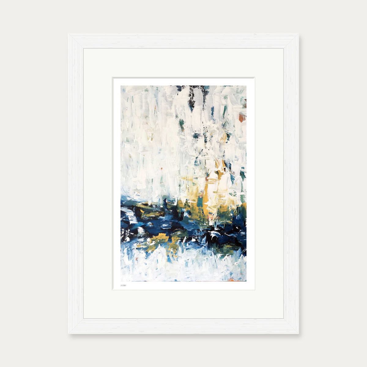 Colour Block 67 Limited Edition Print — 30 x 40 cm — White Frame