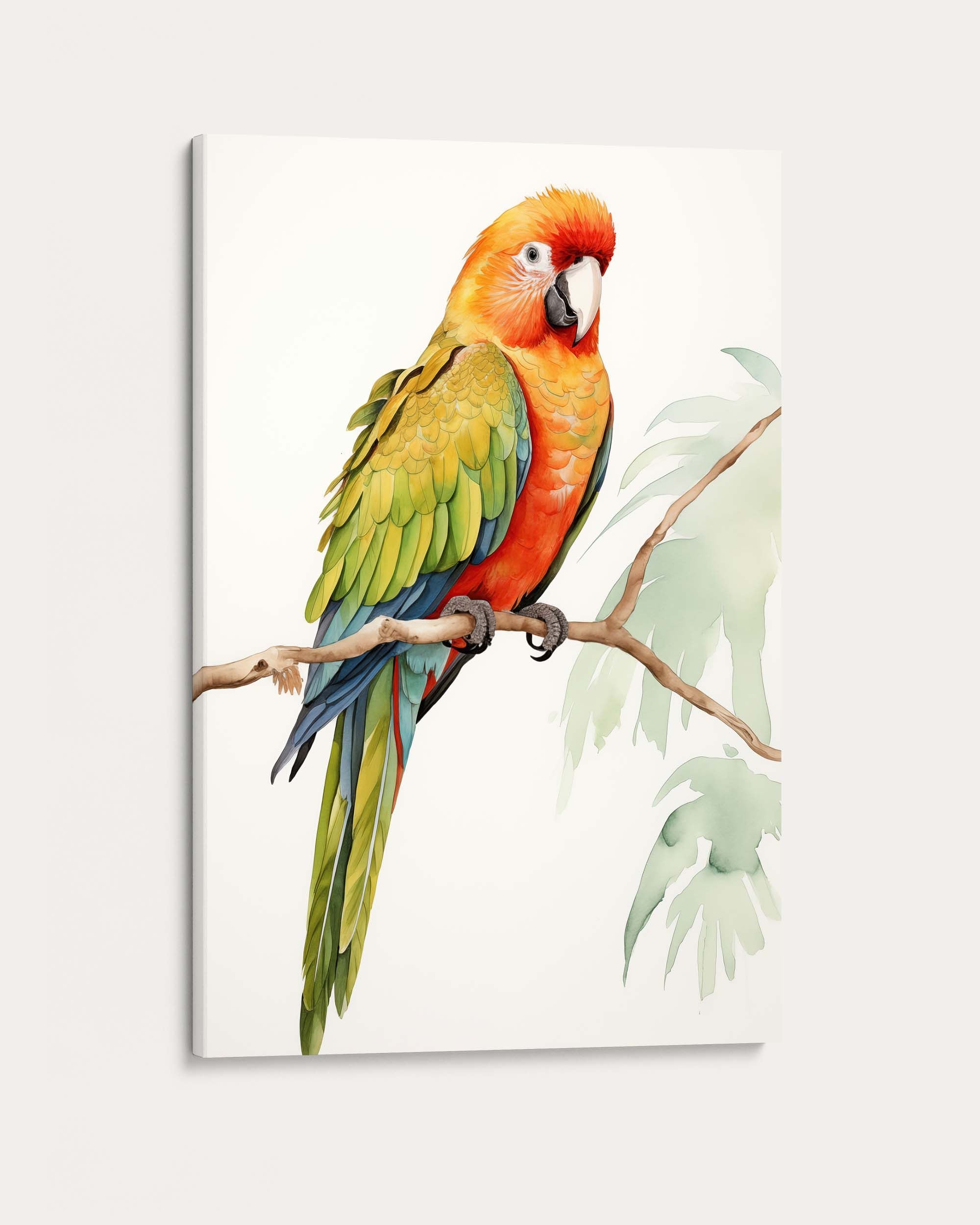 Colourful Parrot Wall Art Print