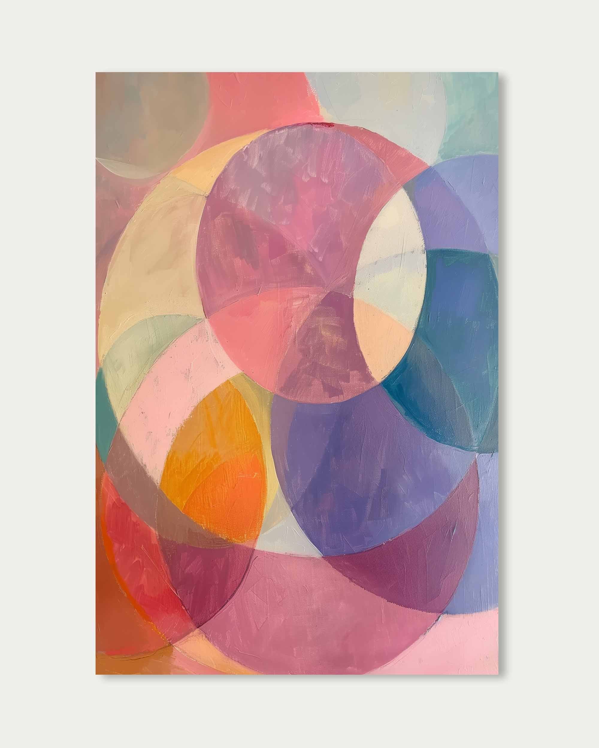Colourful Circles Wall Art