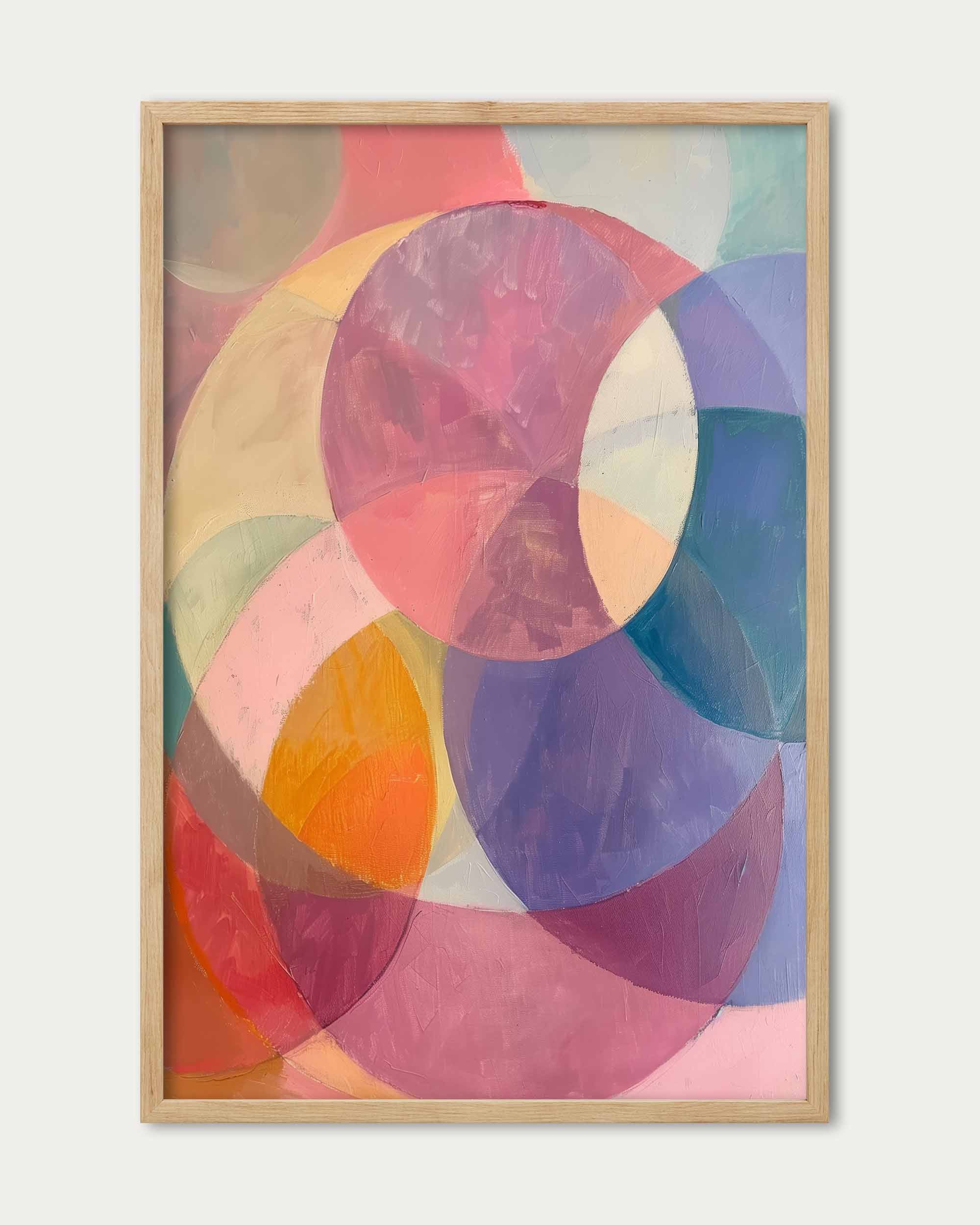 Colourful Circles Wall Art