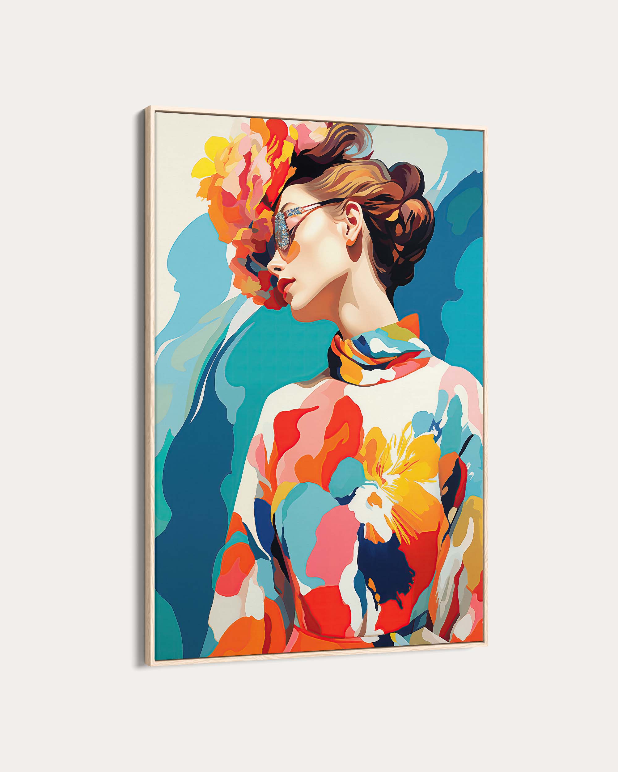 Vibrant Colours Dress Wall Art
