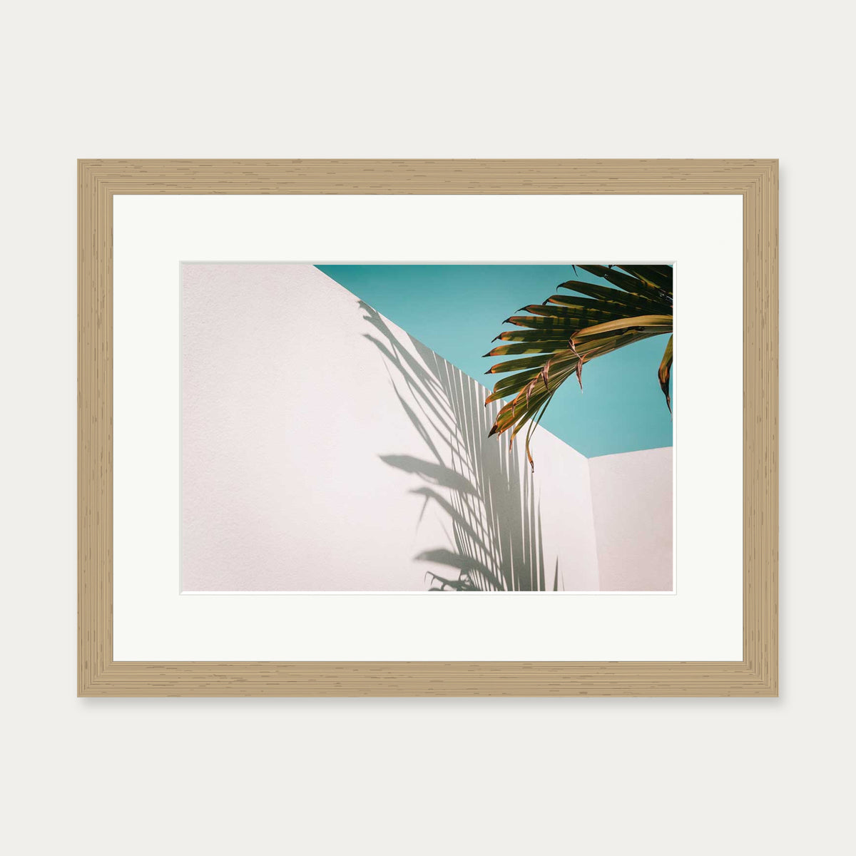 Contemporary View Wall Art Print — 30 x 40 cm — Oak Frame