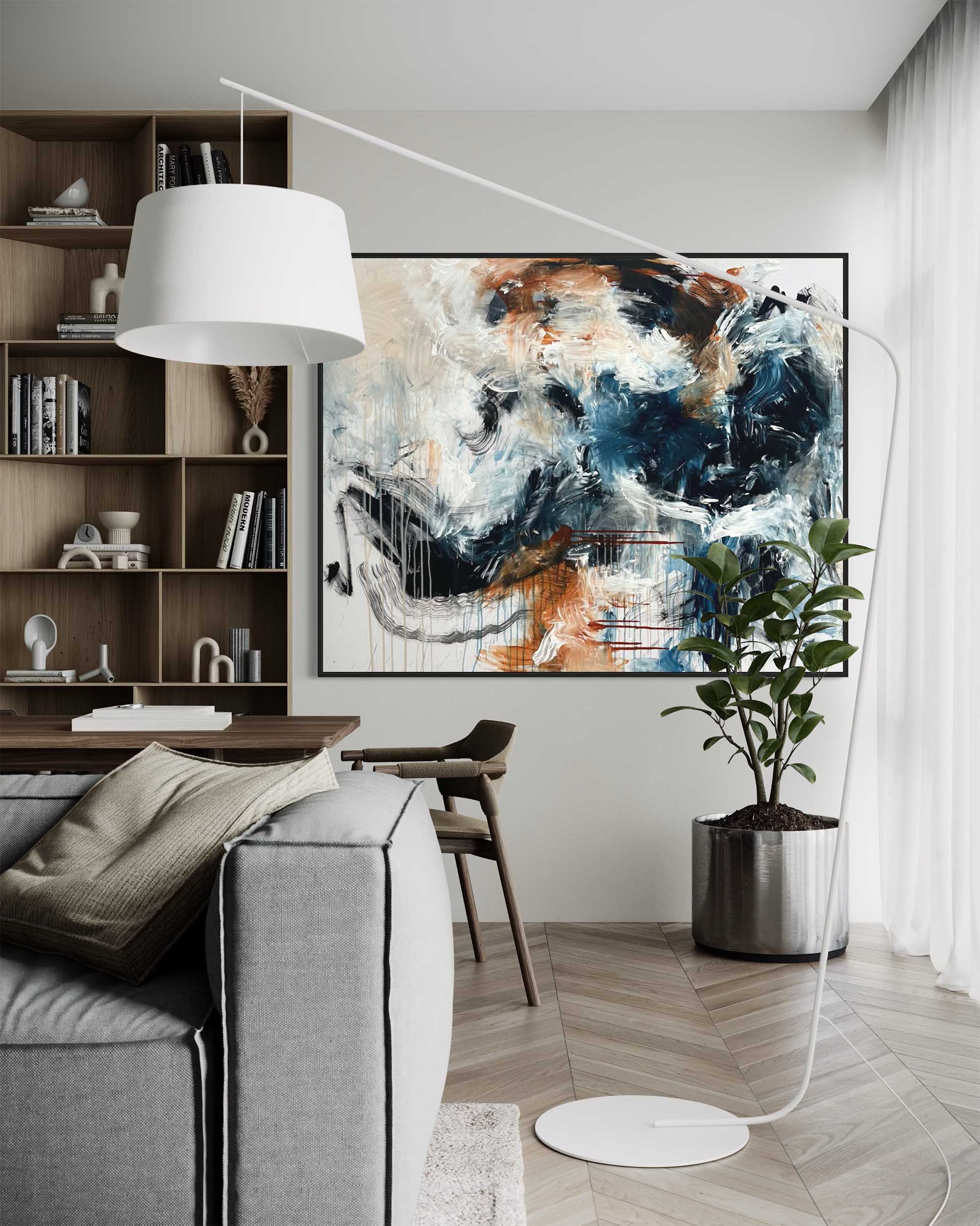 Muted Time | Original Painting | 180x140cm