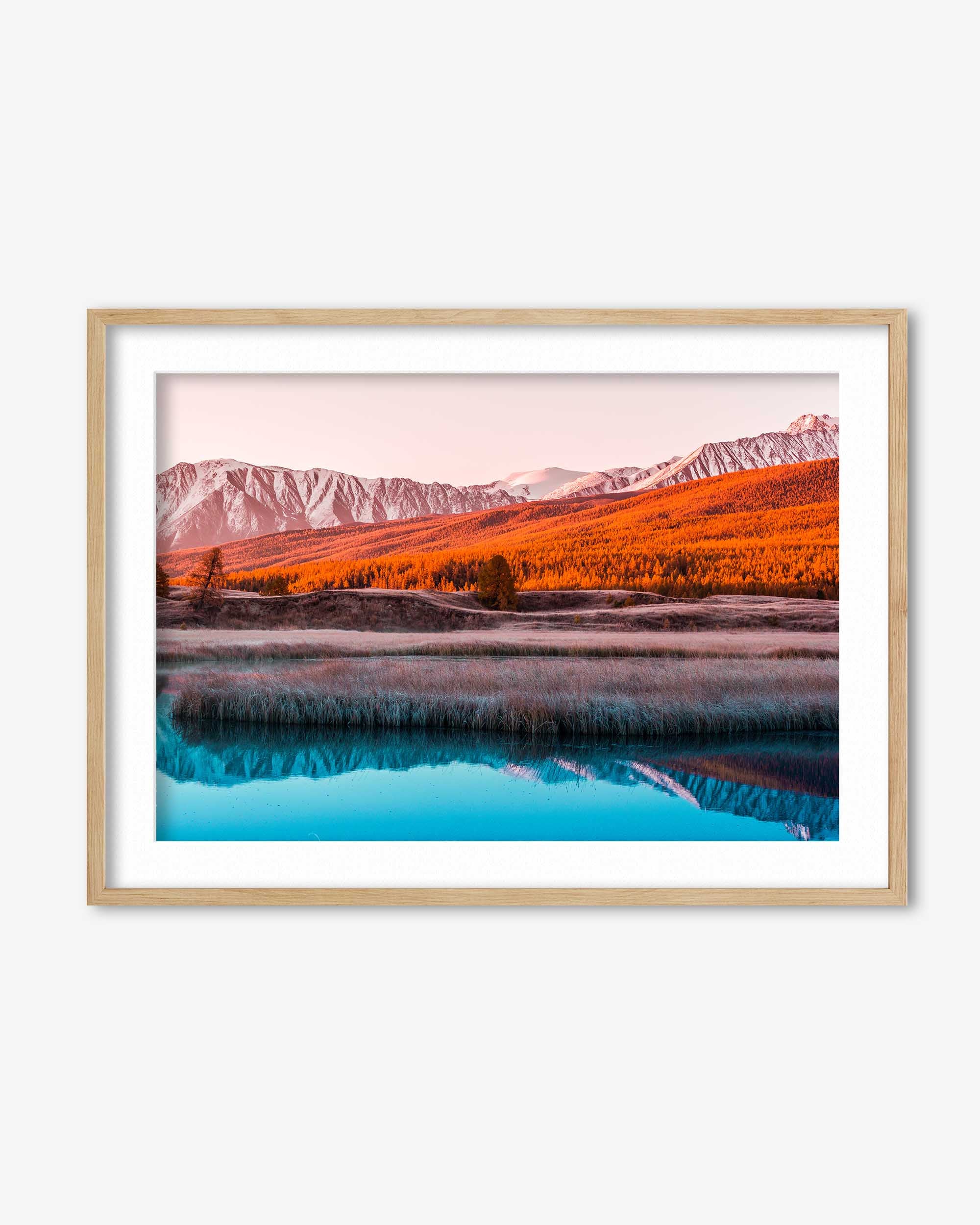 Mountain Reflection Art Print