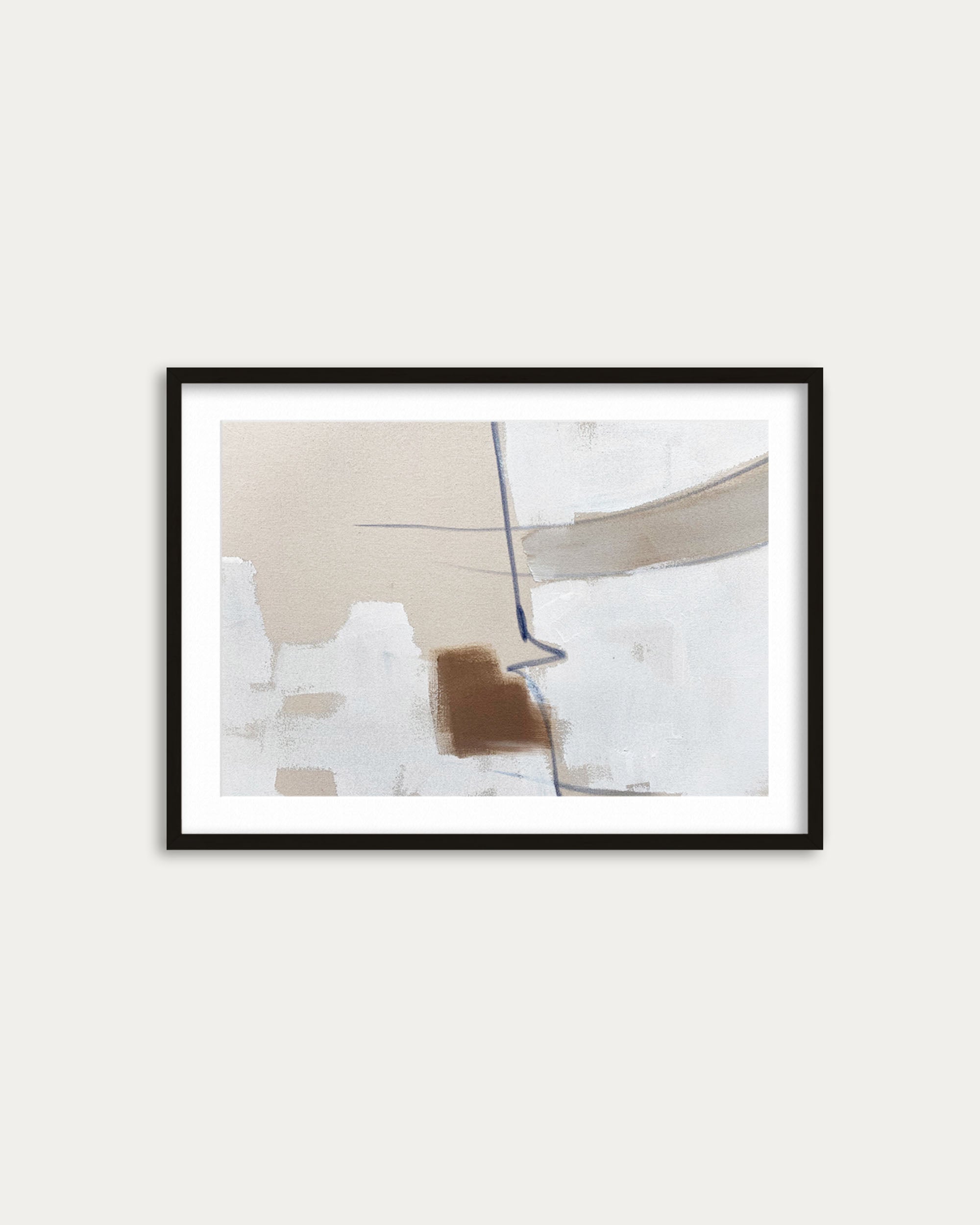 Light Taupe Textures Art Print