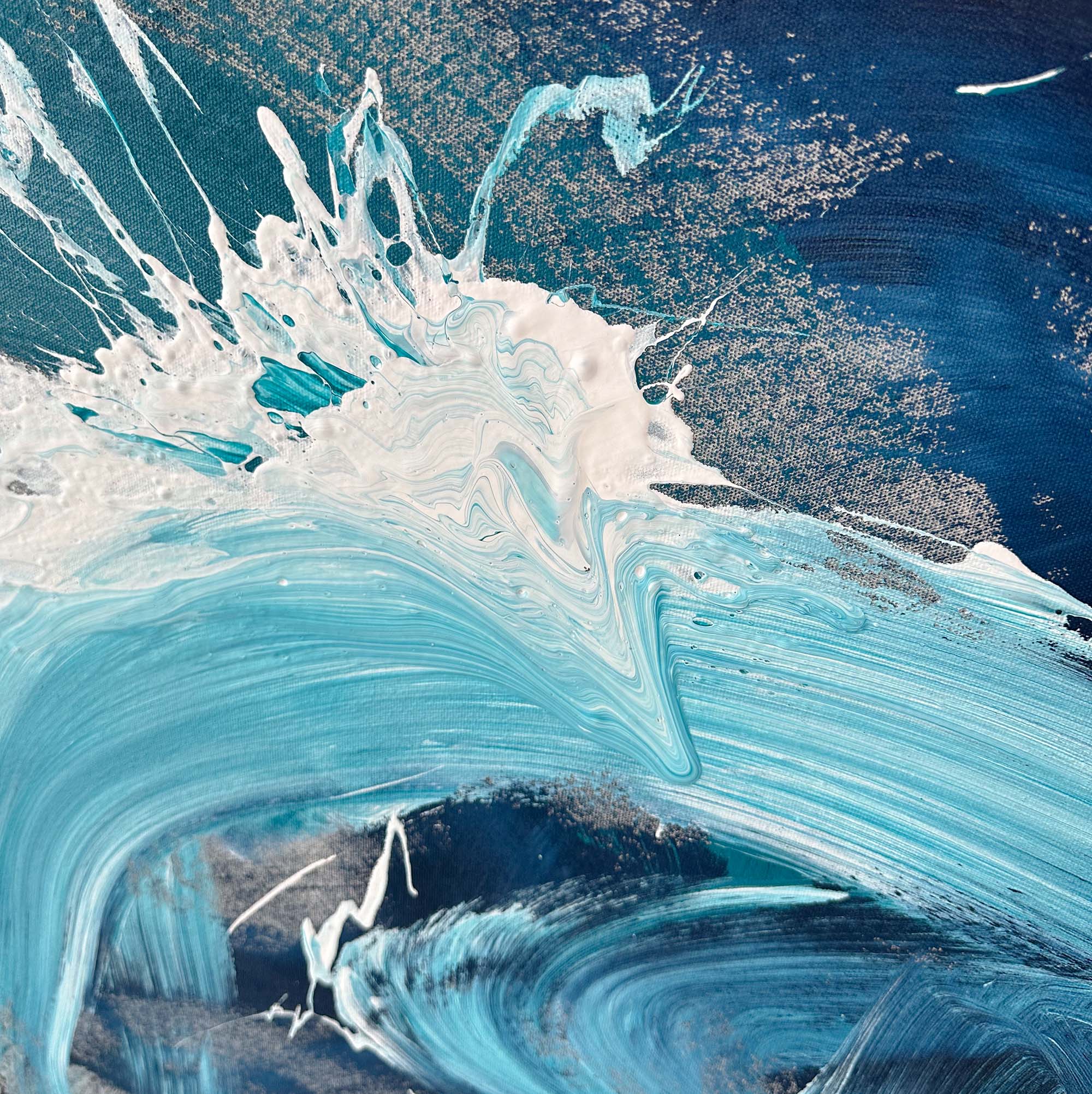 Dream Away - 120x100cm Original Painting-Abstract House