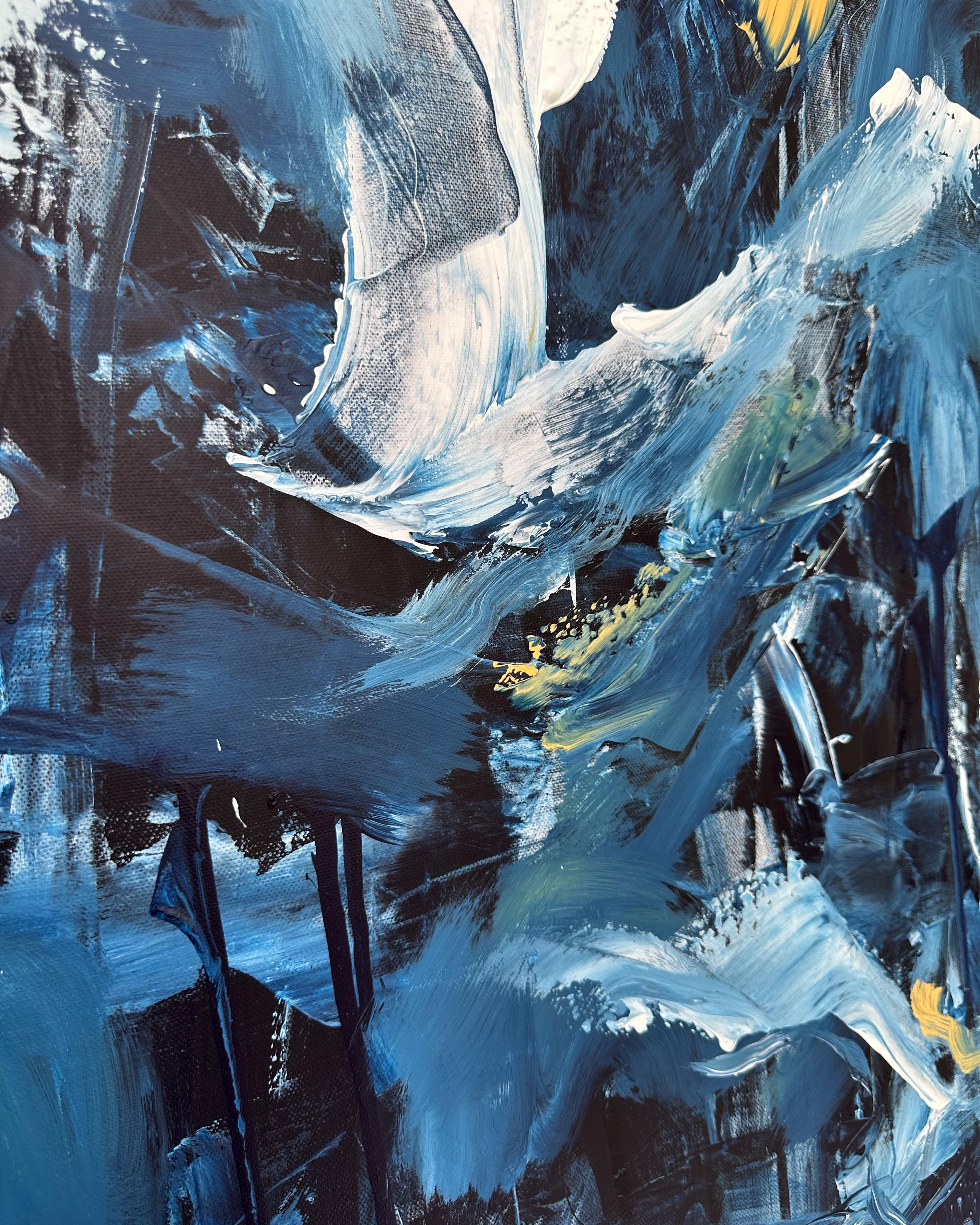 Underneath The Starlit Sky | Diptych Original Paintings | 200x150cm