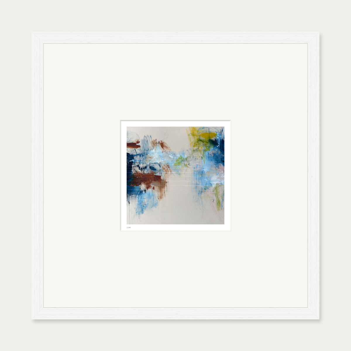 Distant Echo II Limited Edition Print — 50 x 50 cm — White Frame