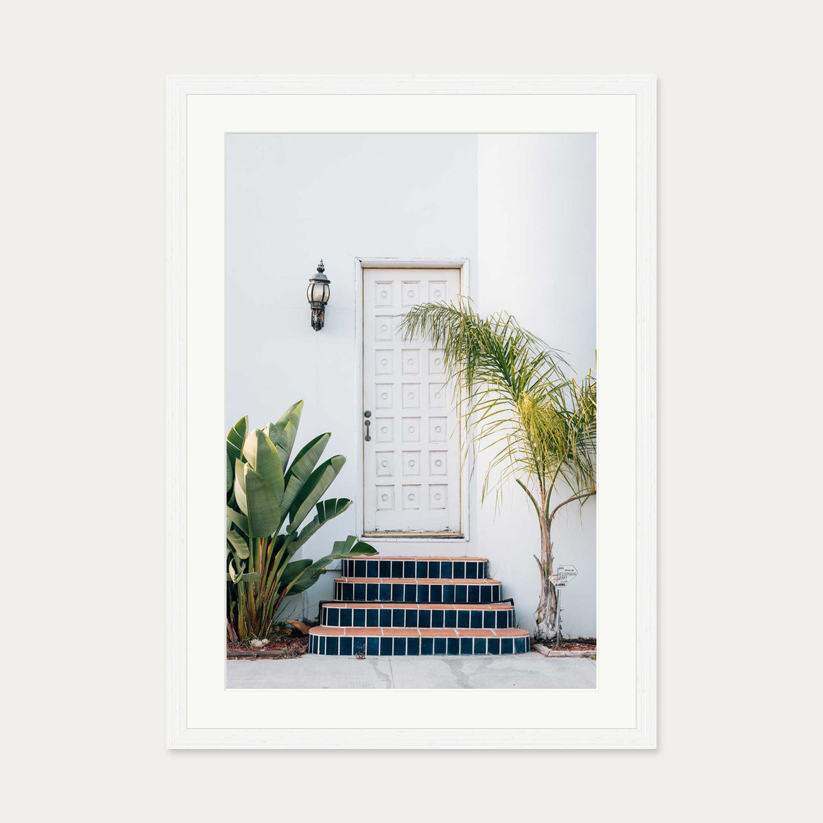 Door Tales II Art Print — 50 x 70 cm — White Frame