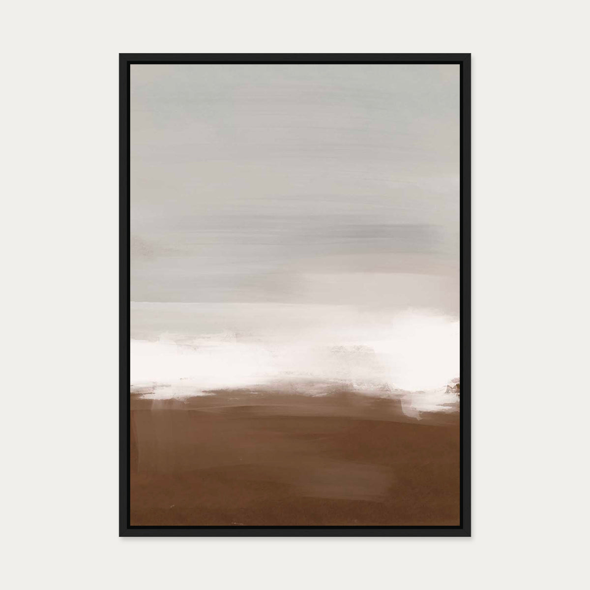 Dusk III Canvas Art — 50 x 70 cm — Black Frame
