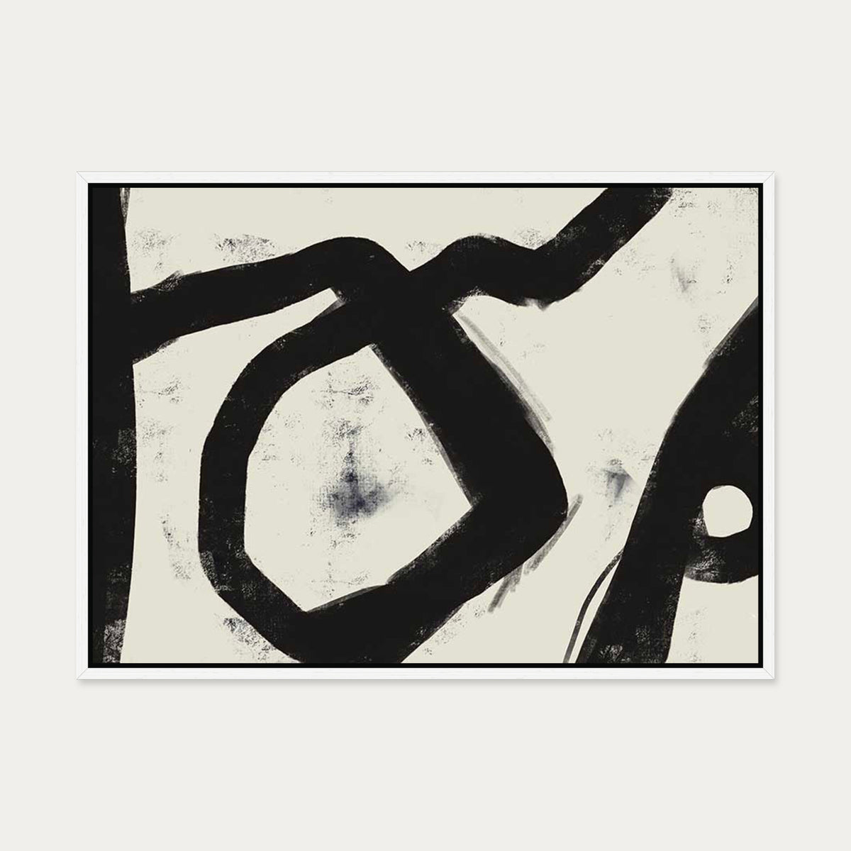 Enigma Canvas Art — 50 x 70 cm — White Frame