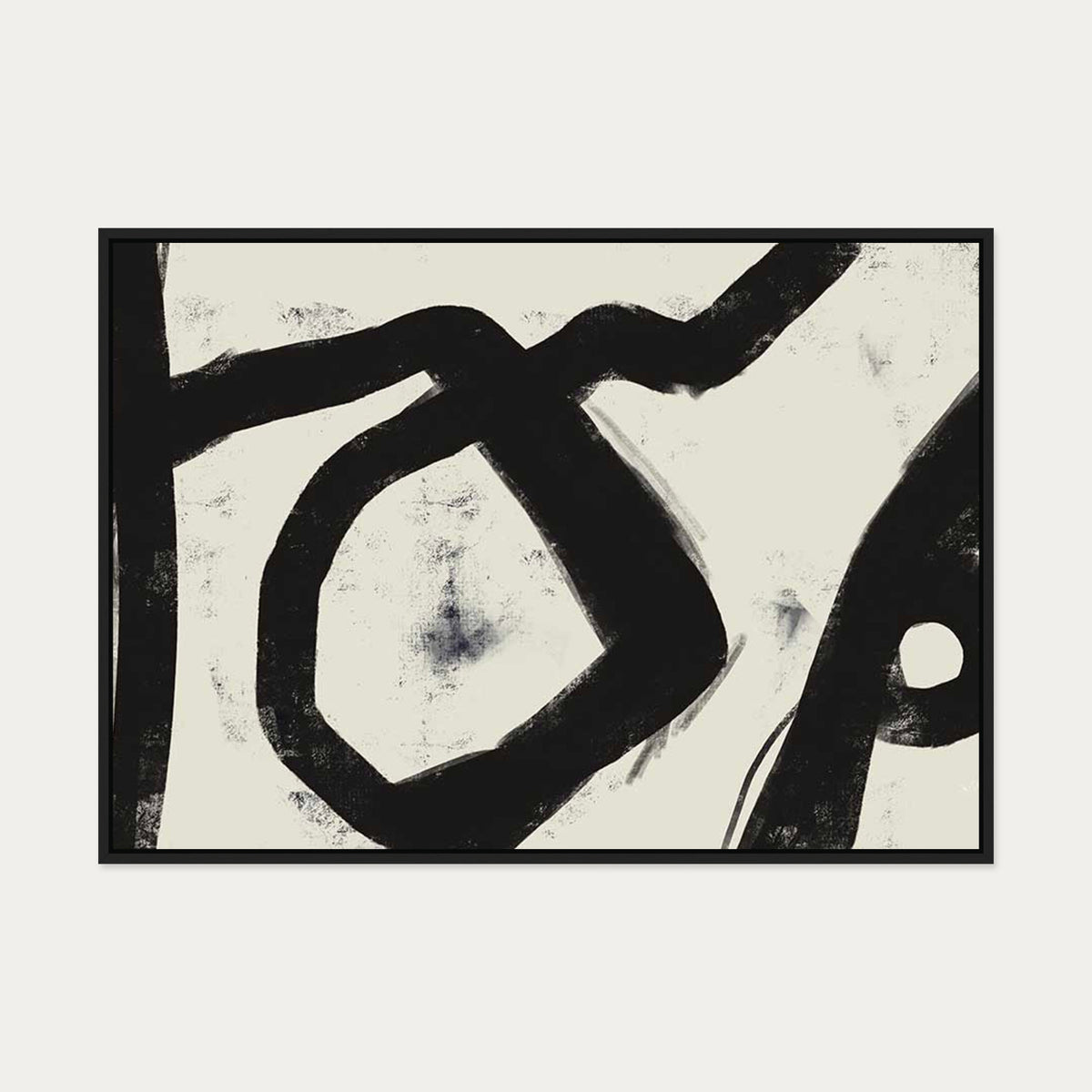 Enigma Canvas Art — 70 x 100 cm — Black Frame