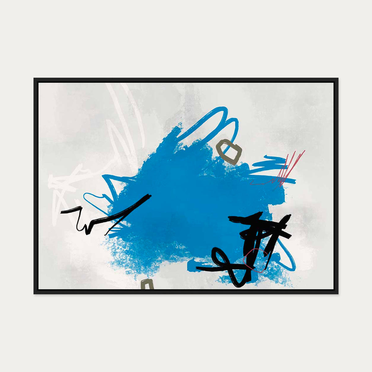 Epitome Of Youth Canvas Art — 70 x 100 cm — Black Frame