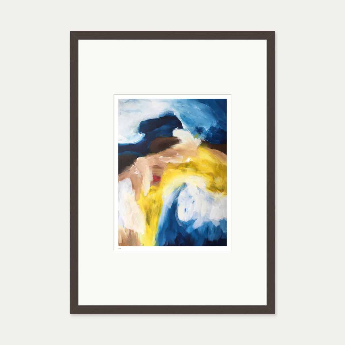 Essence Limited Edition Print — 50 x 70 cm — Brown Frame