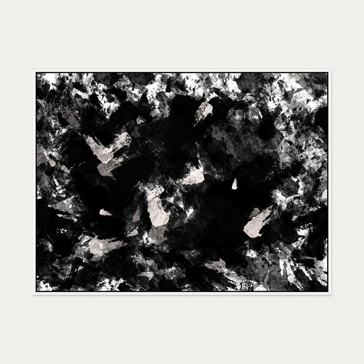 Fading Horizons Canvas Art — 90 x 120 cm — White Frame