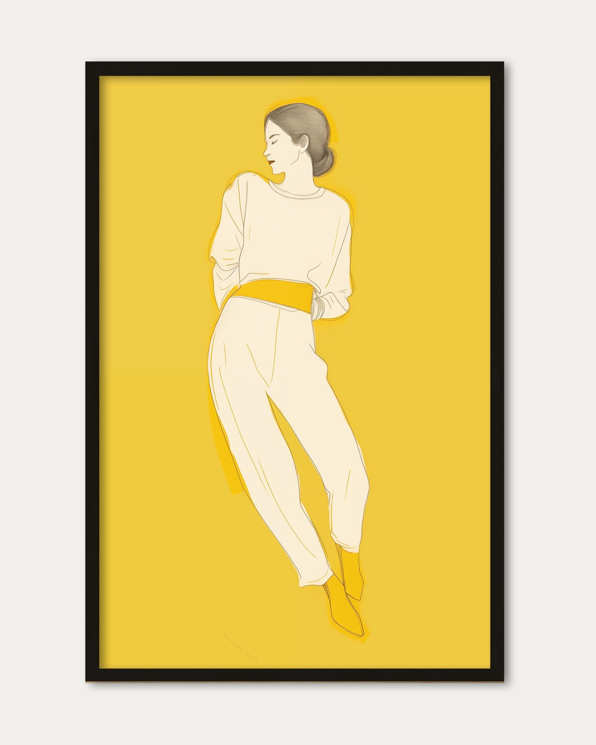 Pose Study I Art Print