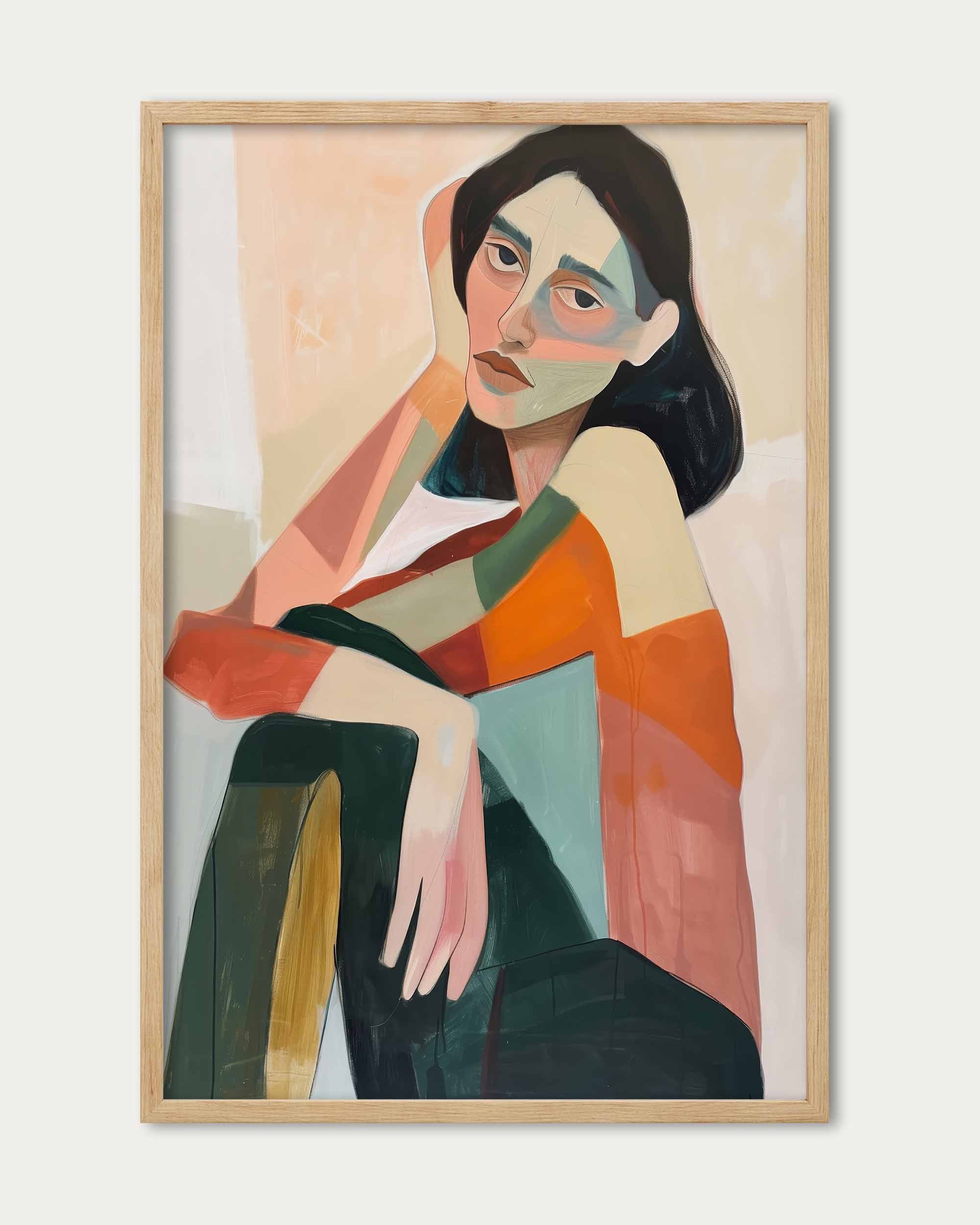 Checkered Dress Wall Art Print