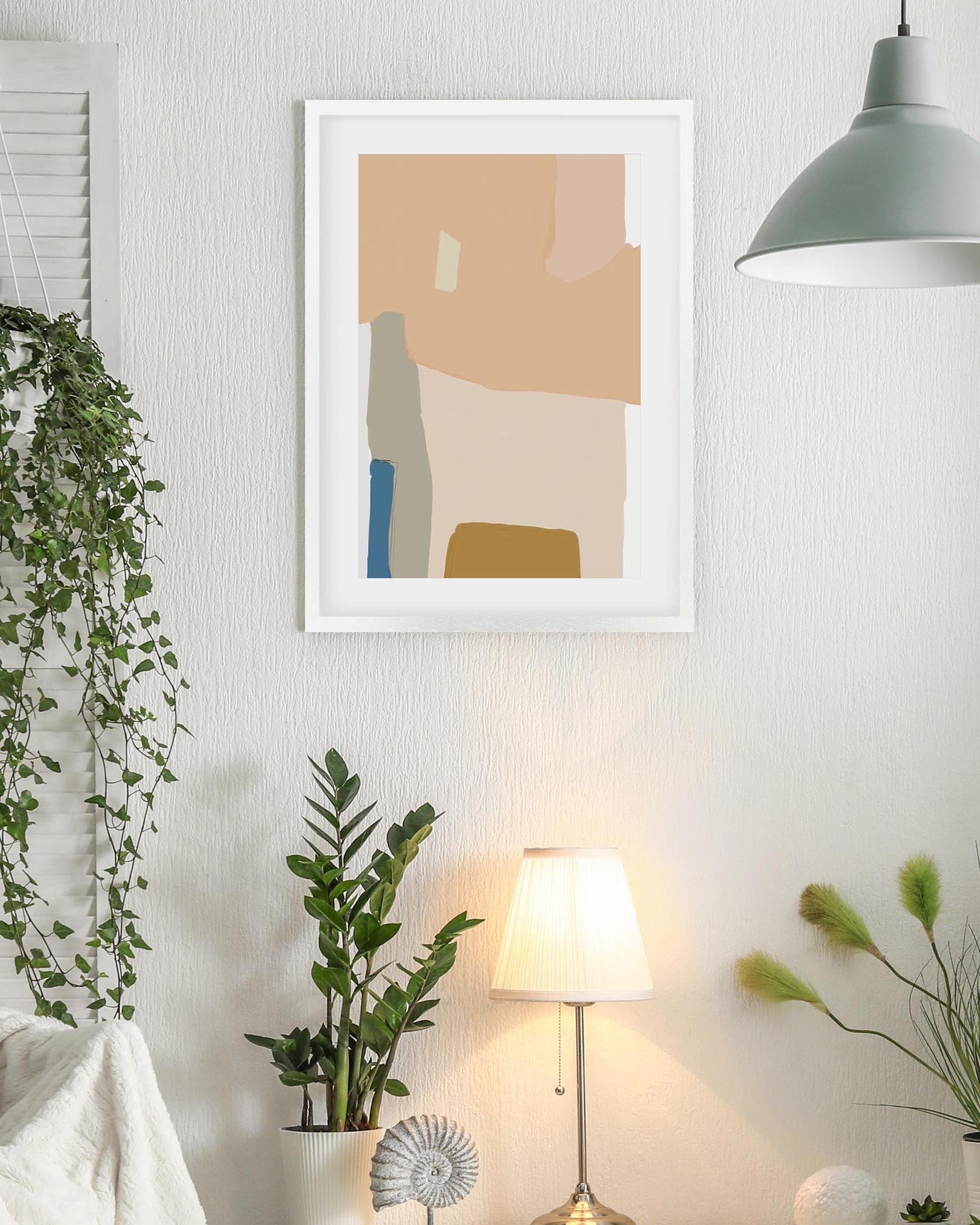 Modern Abstract Shapes Art Print