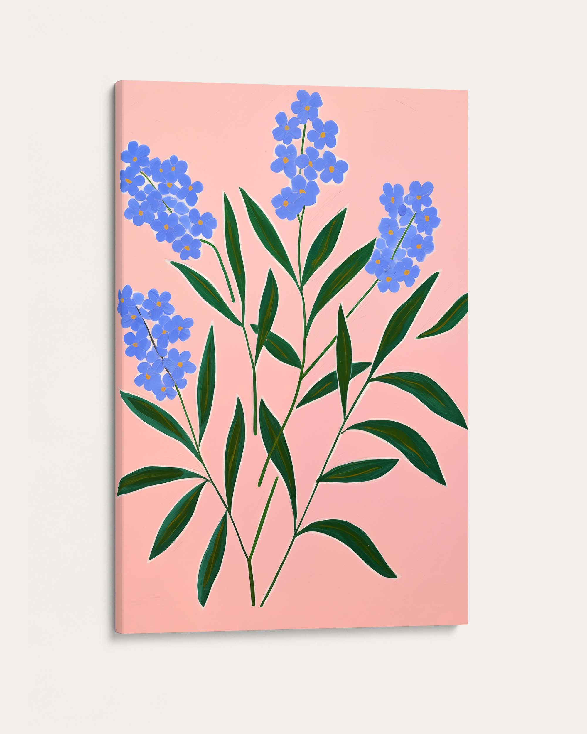 Blue Flowers Art Print
