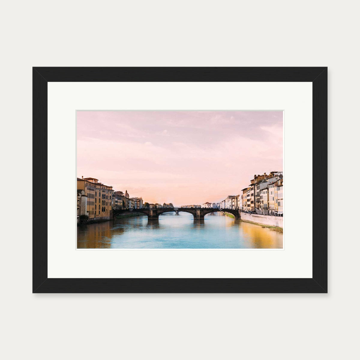 Florence Wall Art Print — 30 x 40 cm — Black Frame