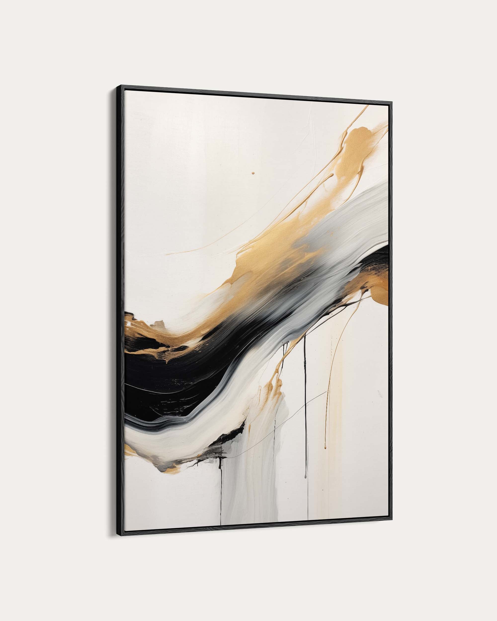 Gold And Black Wall Art