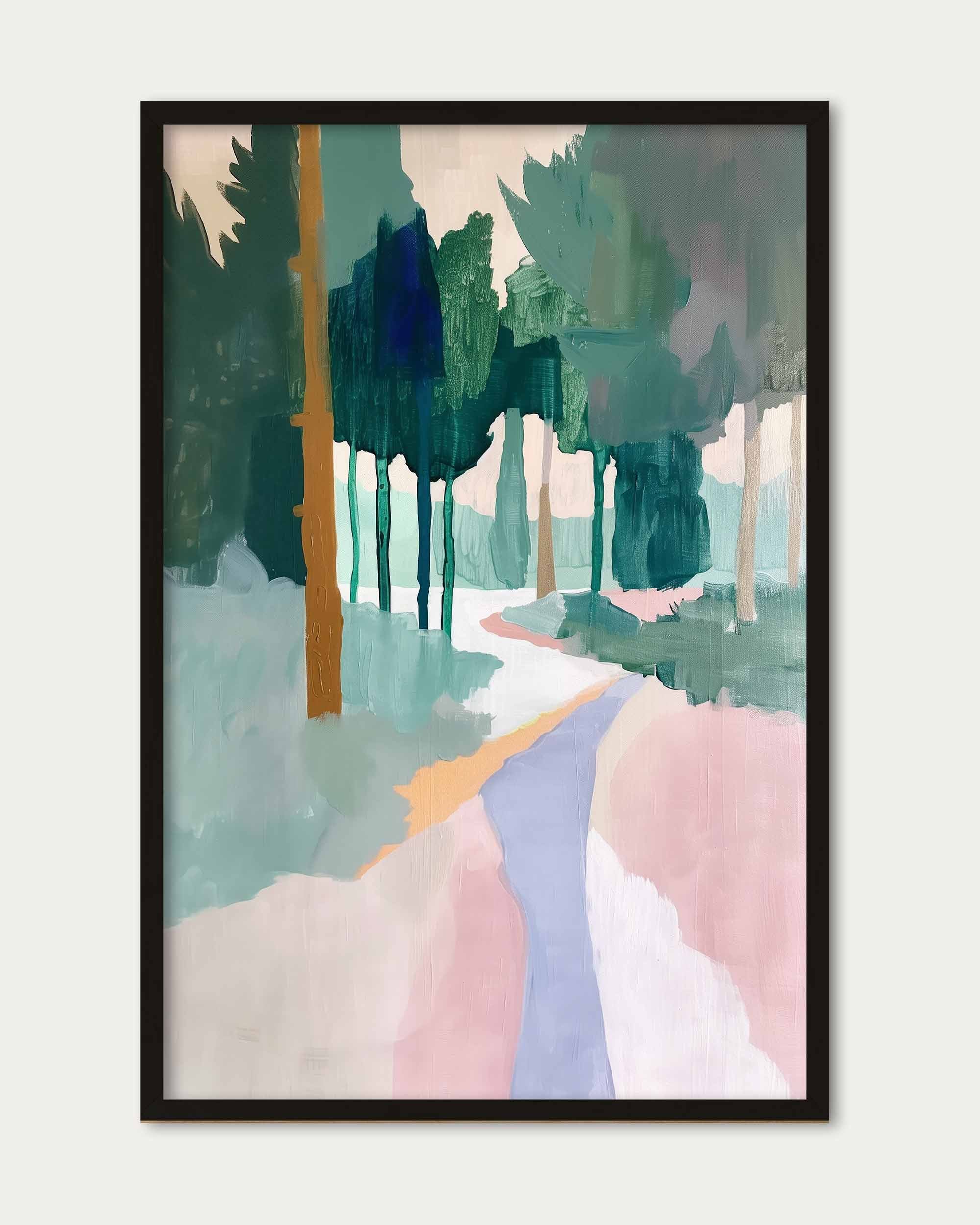 Forest Walk Wall Art Print