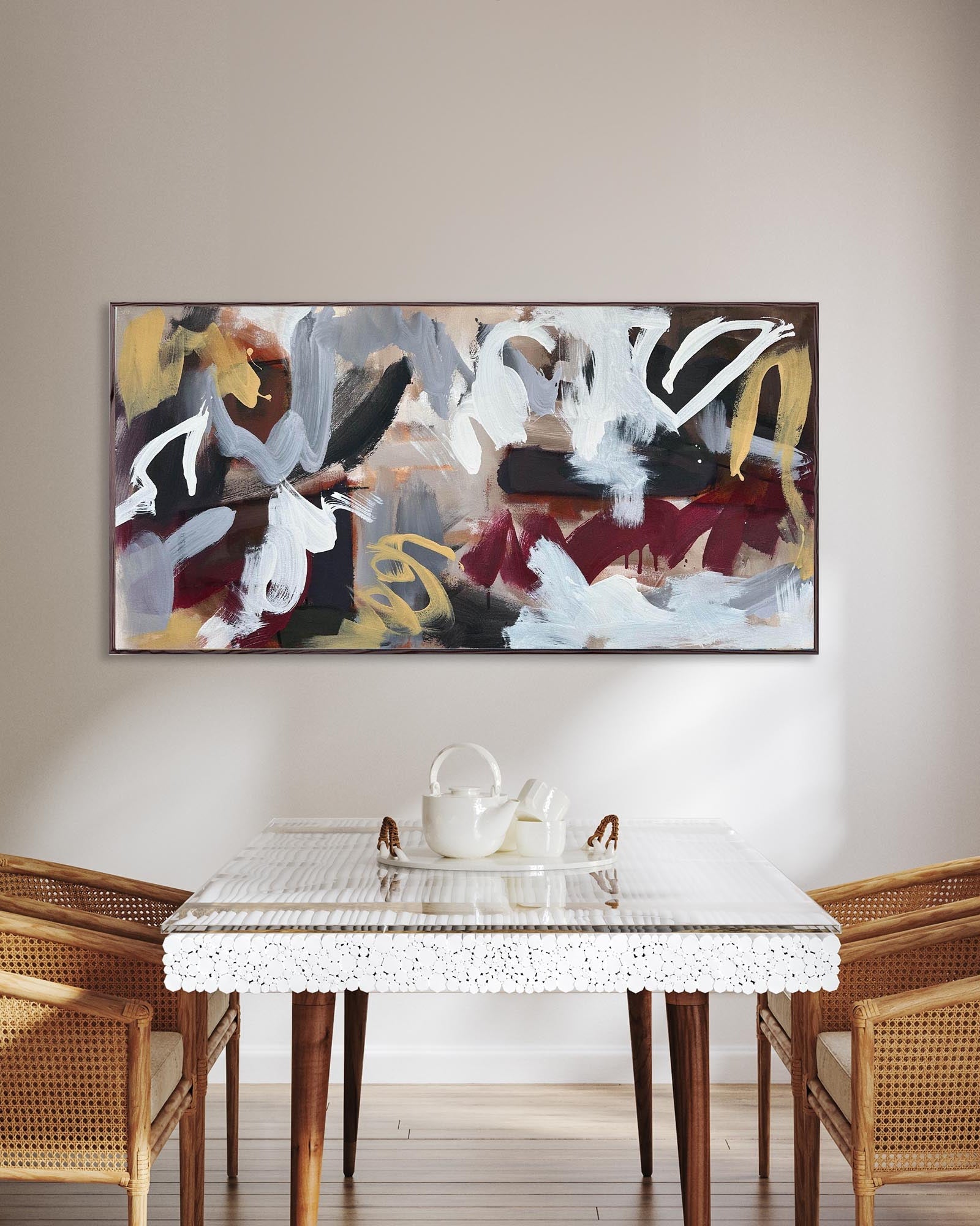 A View From The Top | Original Painting | 100x50cm