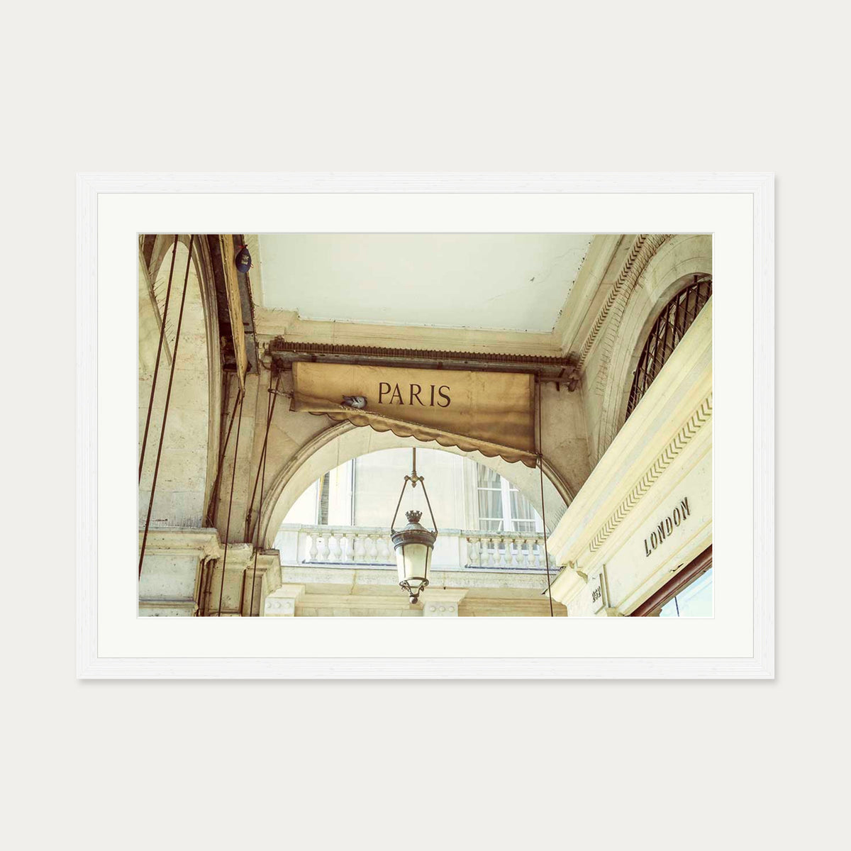 From Paris With Love Poster — 50 x 70 cm — White Frame
