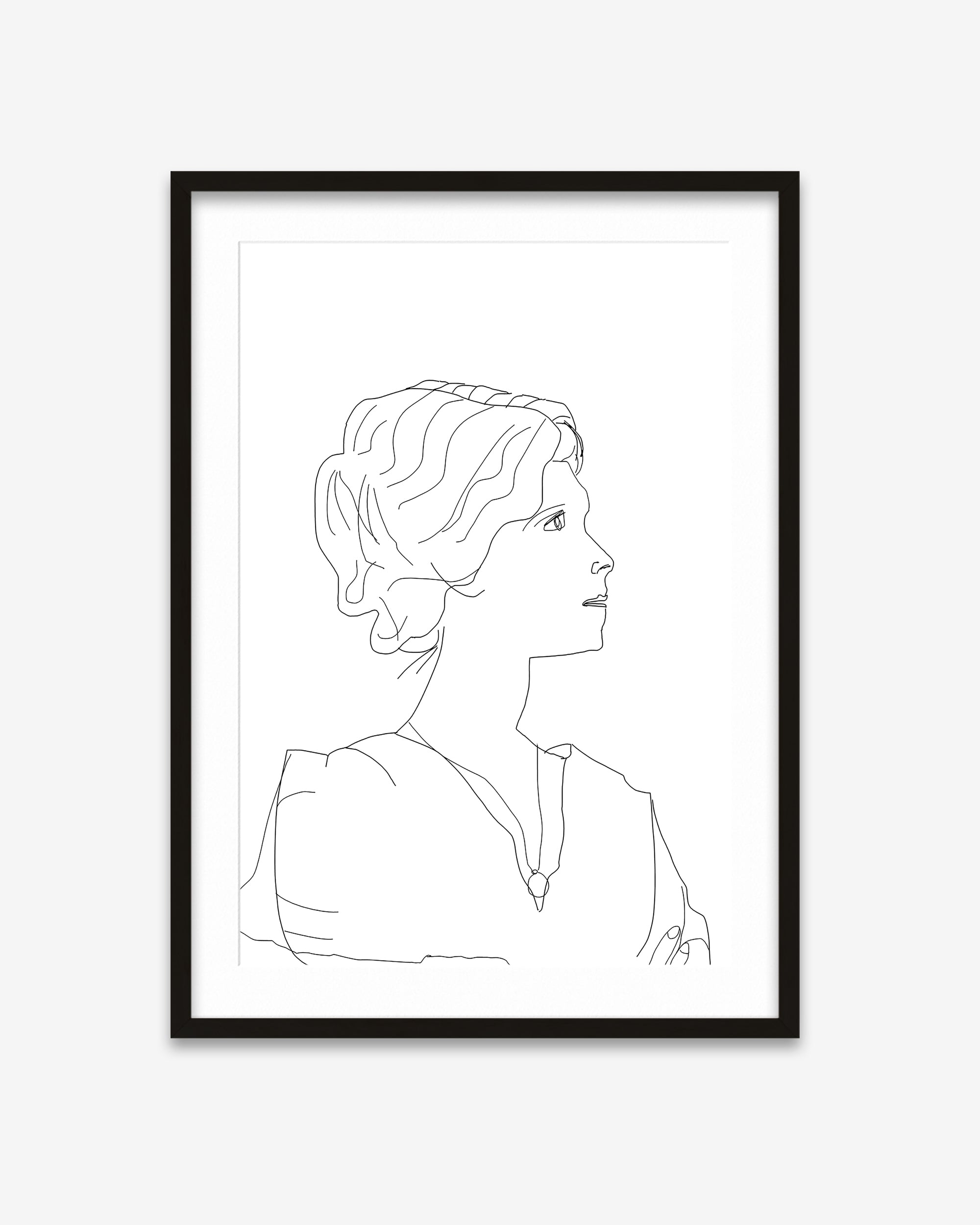 Picasso Female Portrait Art Print
