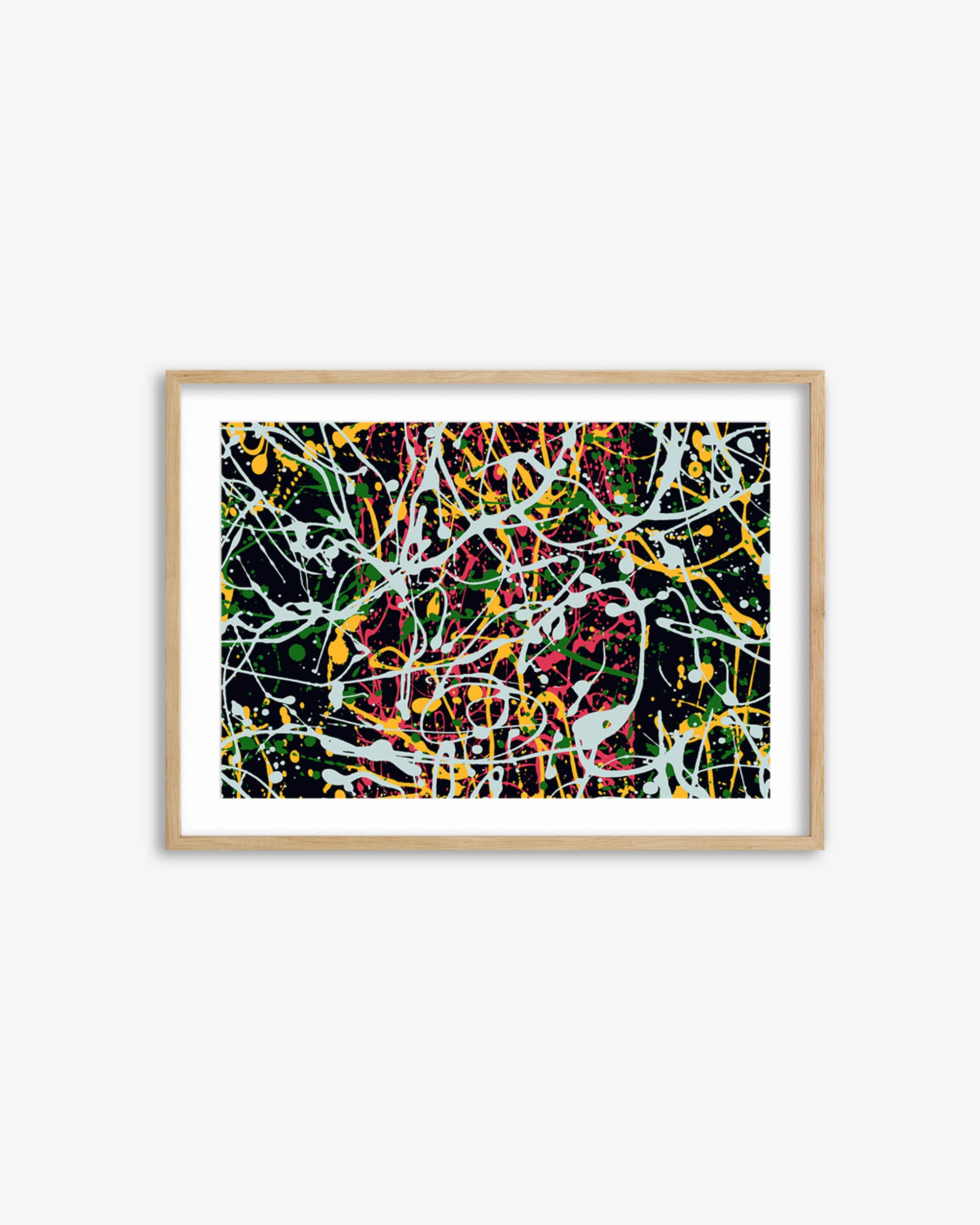Homage To Pollack II Art Print
