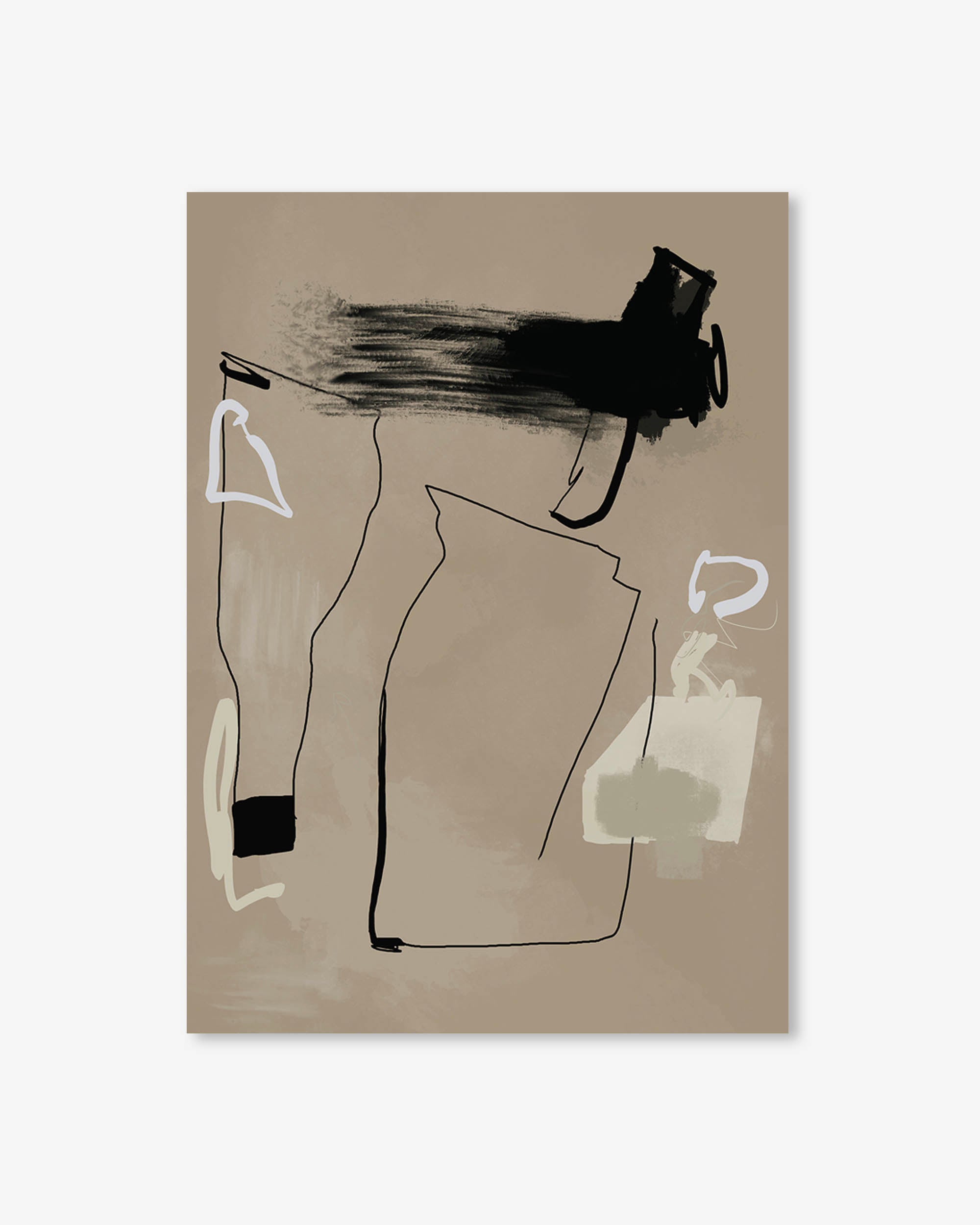 Cave Drawings I Art Print