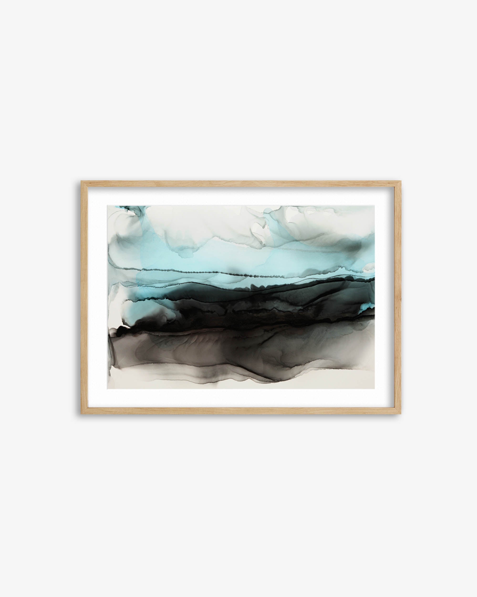Watercolour Abstract Landscape Art Print