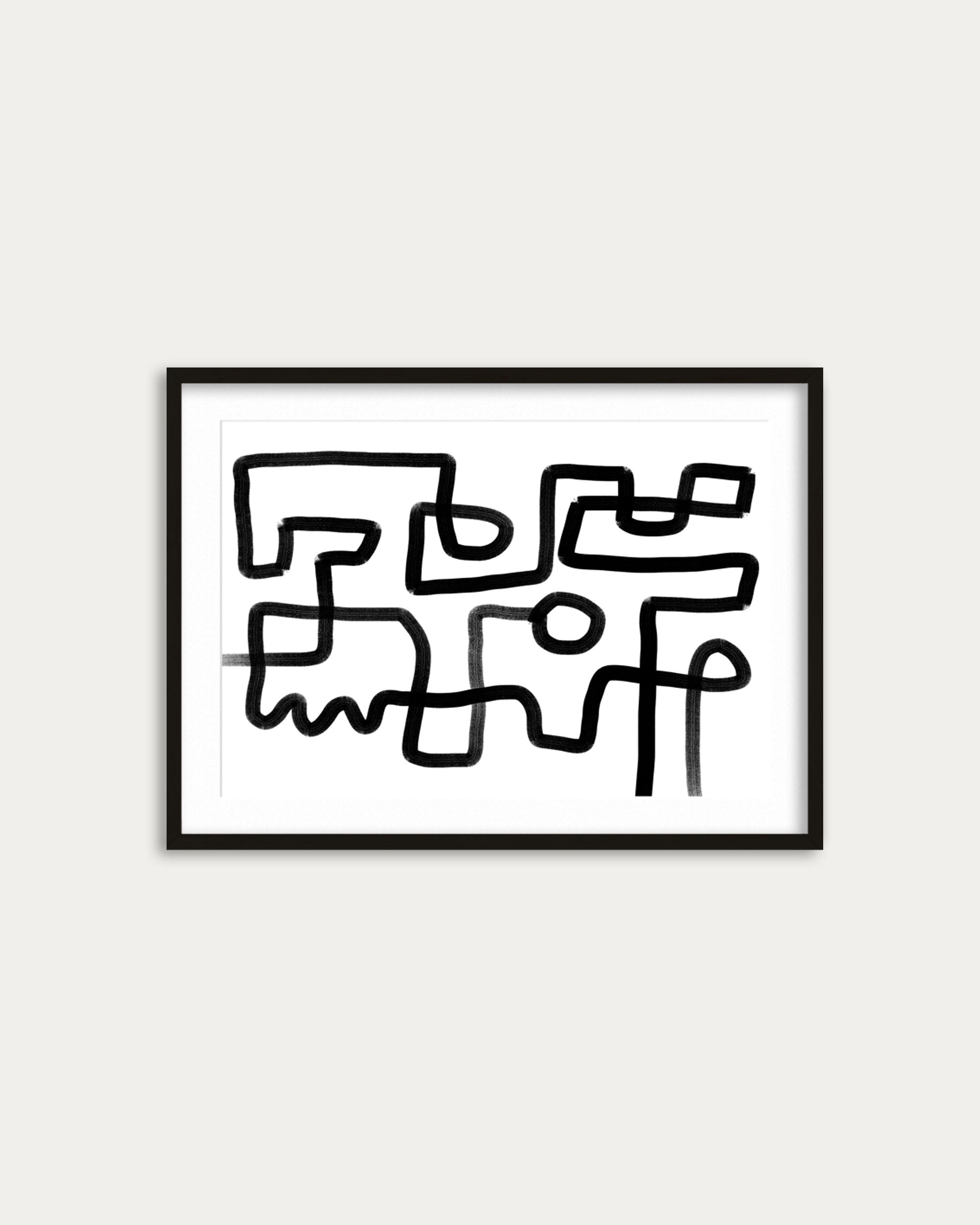 The Maze Abstract Art Print