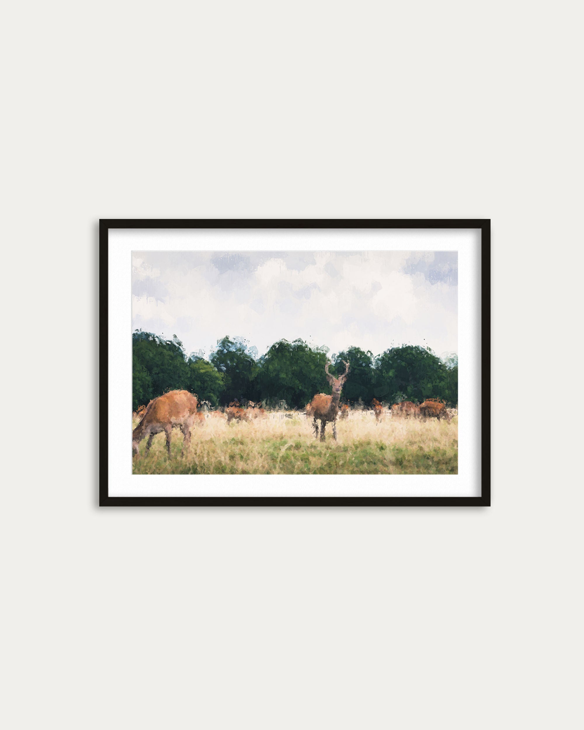 Richmond Park Impressionist Art Print