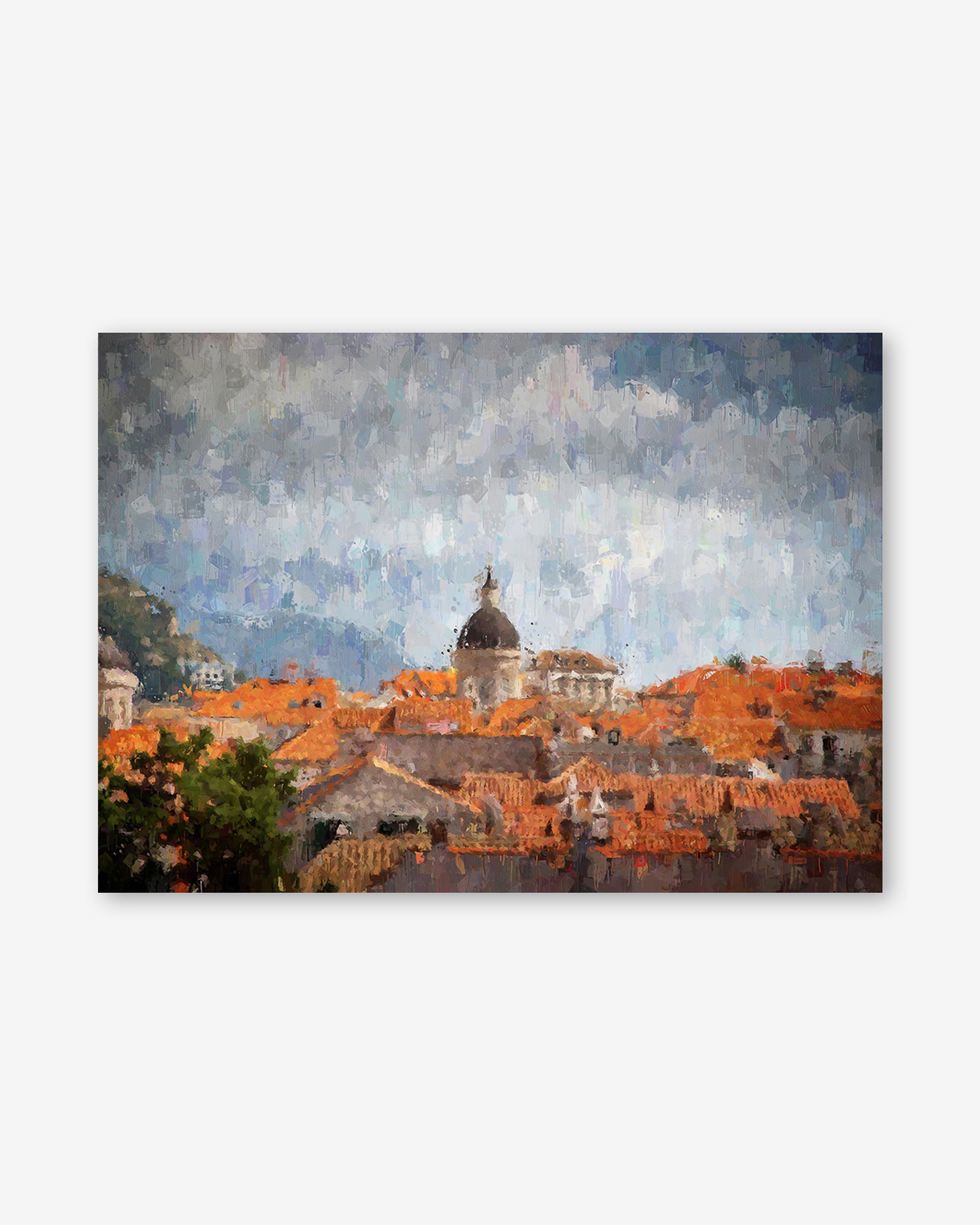 Impressionist Florence Rooftops Art Print