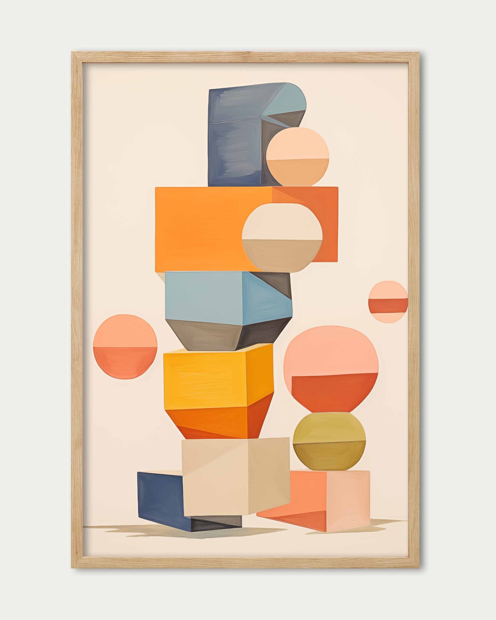 Building Blocks Art Print