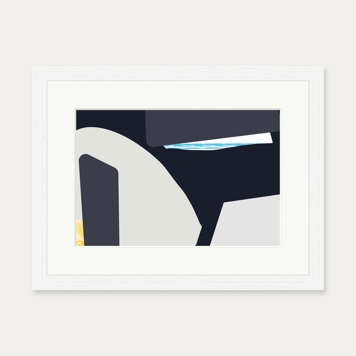 Going Places Art Print — 30 x 40 cm — White Frame