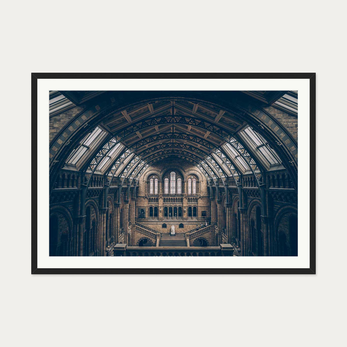 Grand Architecture Art Print — 70 x 100 cm — Black Frame