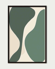 Green Organic Wall Art Print