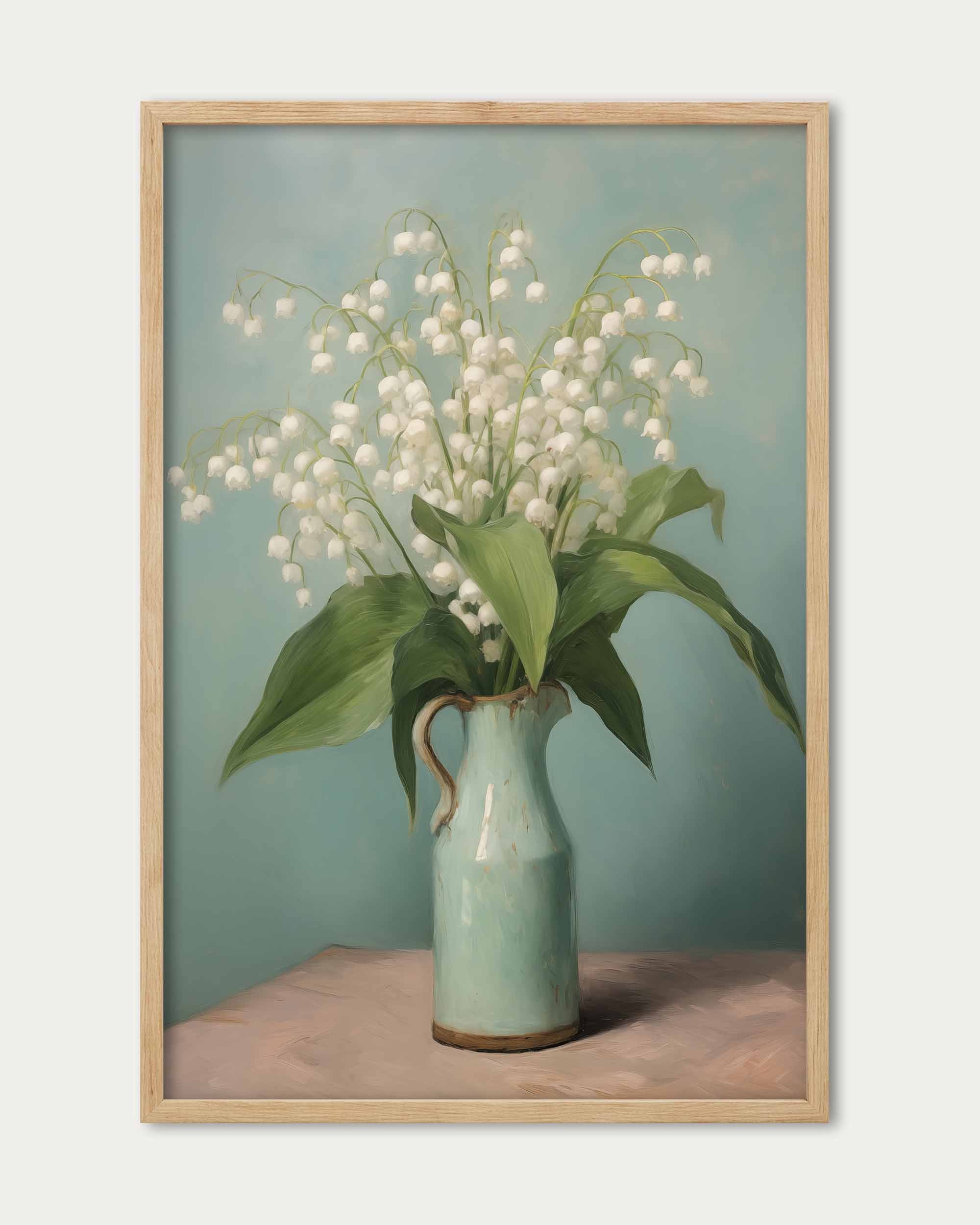White Flowers Wall Art