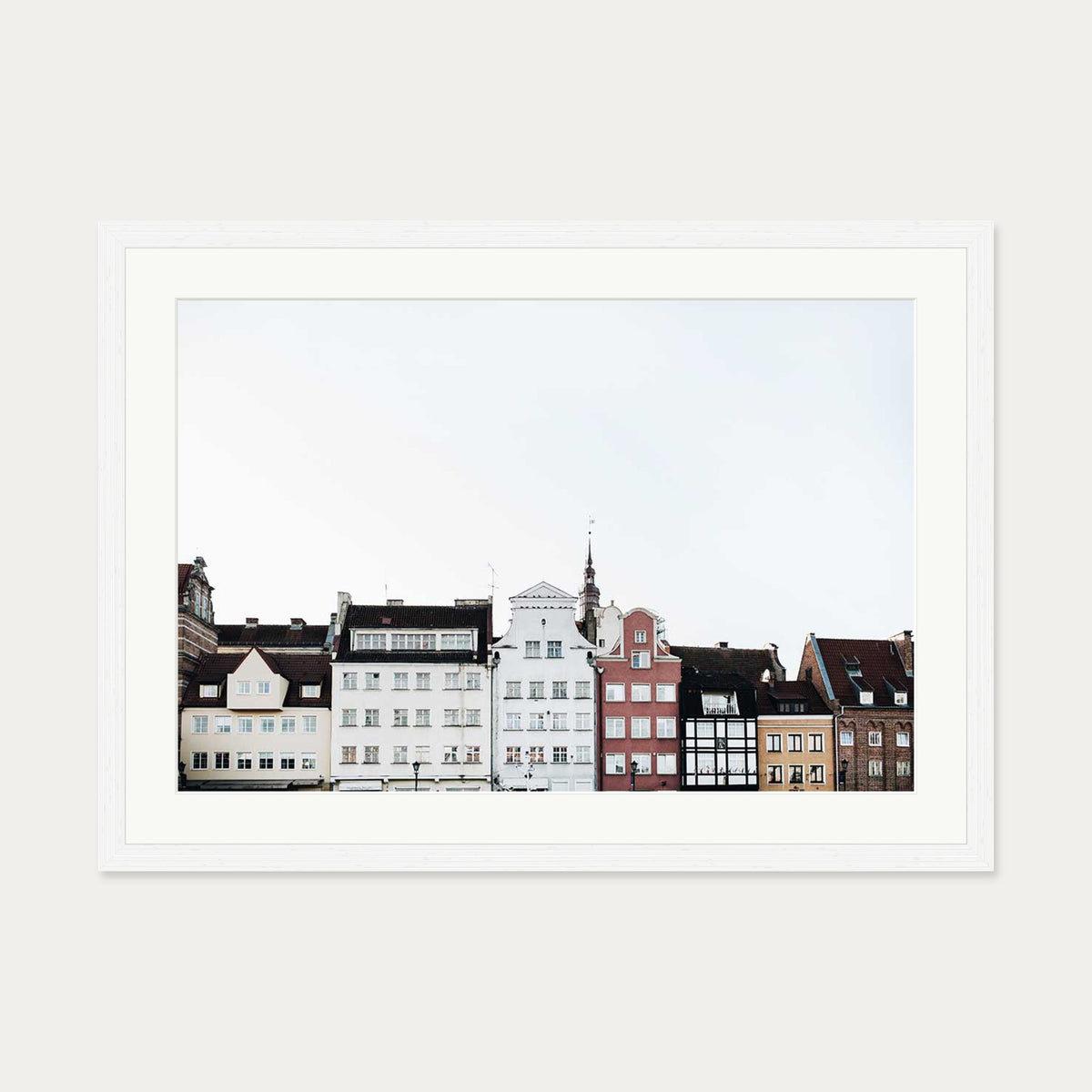 Holland Wall Art Print — 50 x 70 cm — White Frame