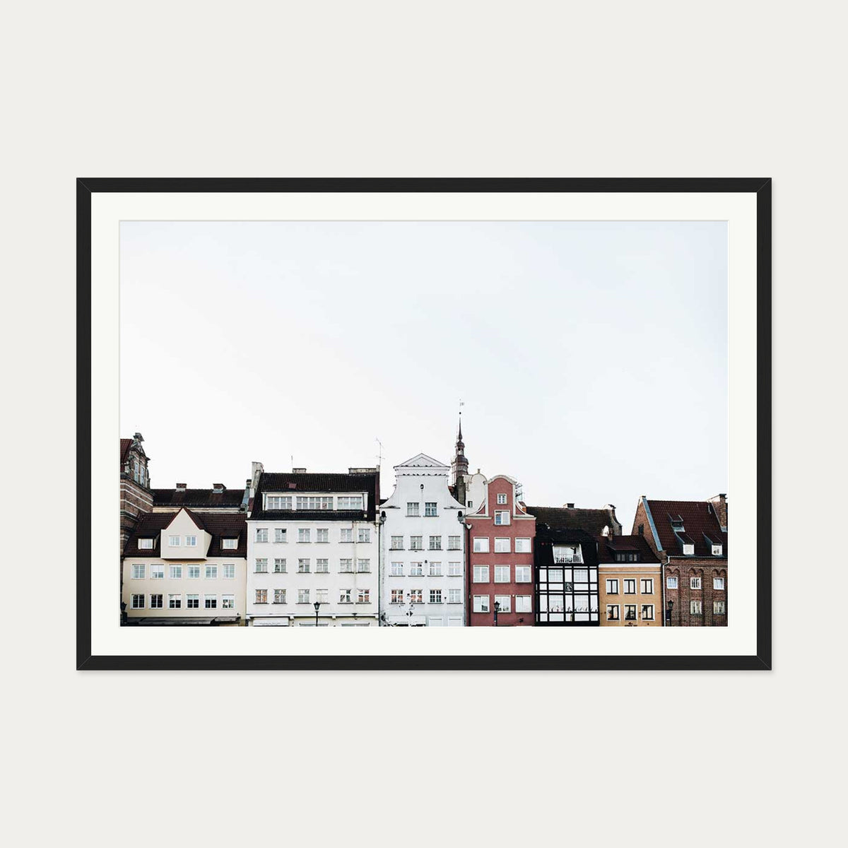 Holland Wall Art Print — 70 x 100 cm — Black Frame