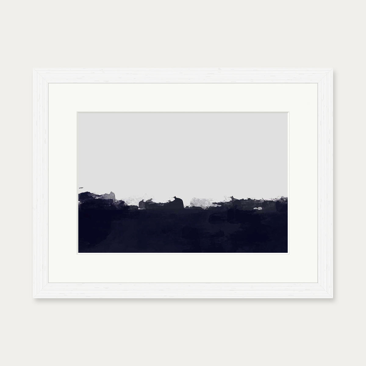 Horizontal Landscapes II Art Print — 30 x 40 cm — White Frame