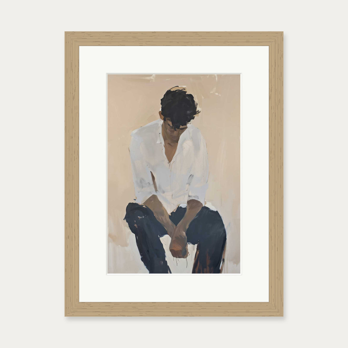 If You Say So Wall Art Print — 30 x 40 cm — Oak Frame