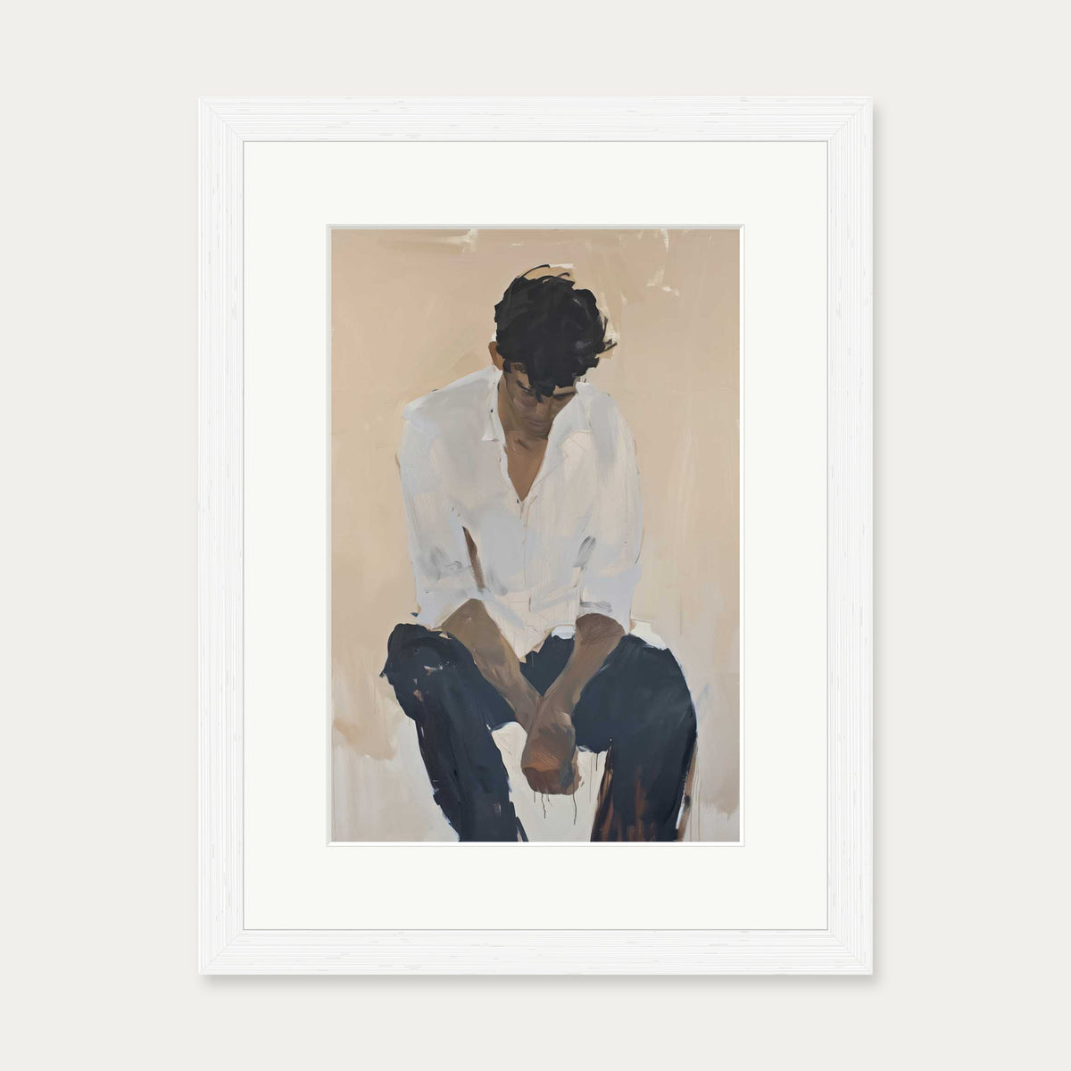 If You Say So Wall Art Print — 30 x 40 cm — White Frame